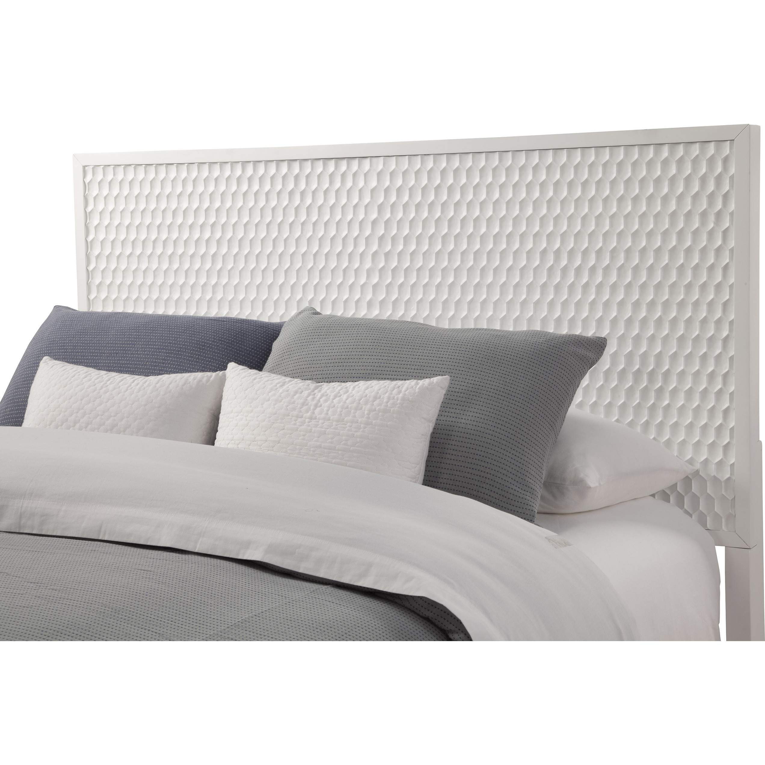 White Pearl Full Headboard