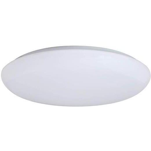 14" LED shallow cloud fixture. Smooth white diffuser with twist and lock on installation. Dimmable.  Damp location