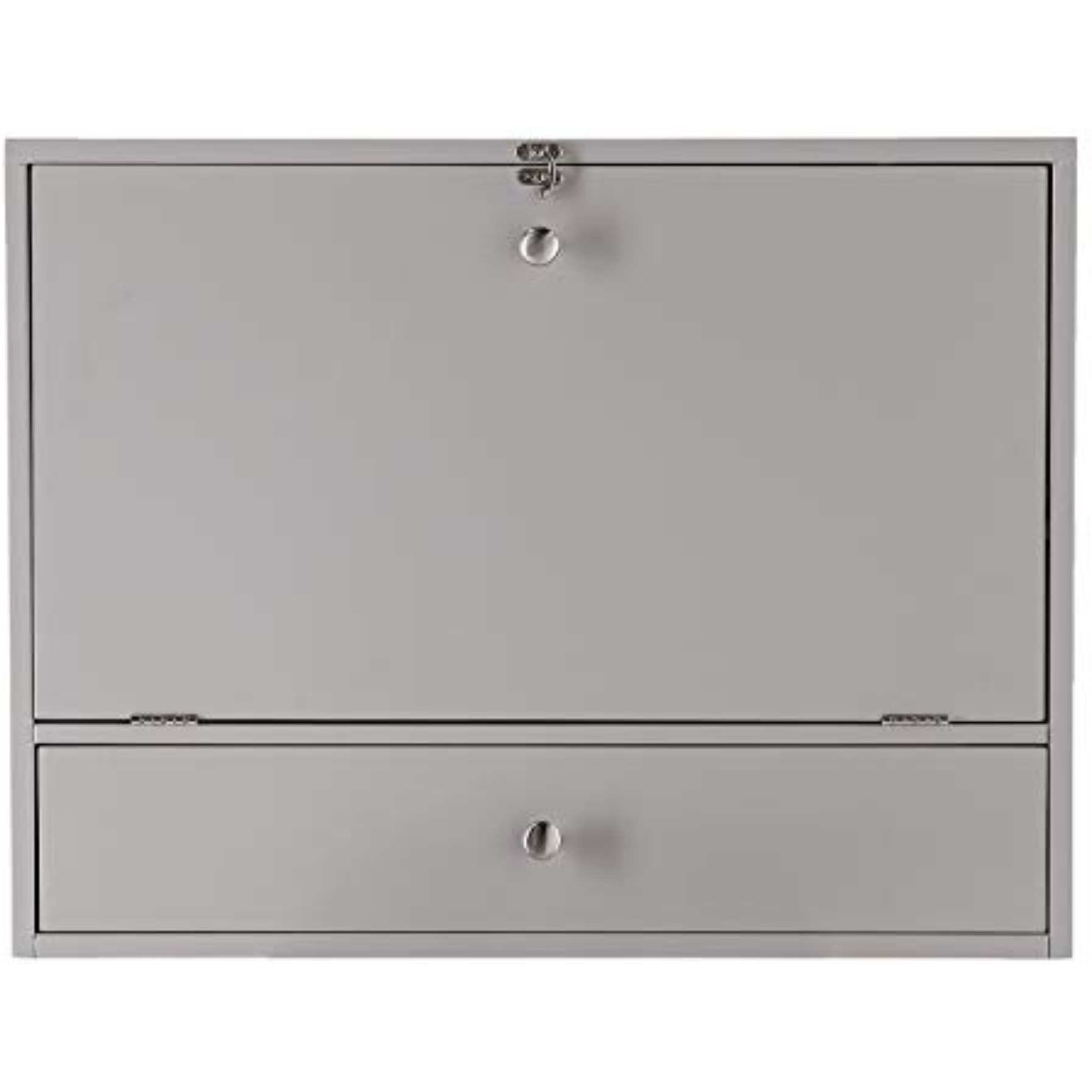 Wall Mount Laptop Desk - Universal Style- Gray