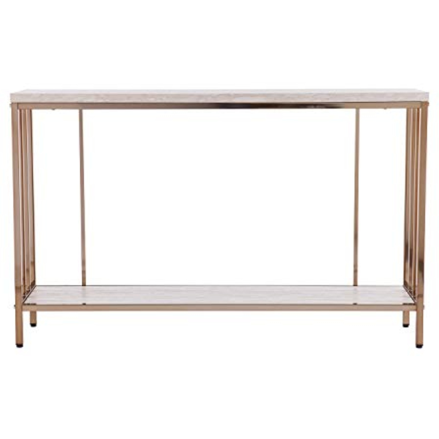 Brexlyn Faux Stone Console Table