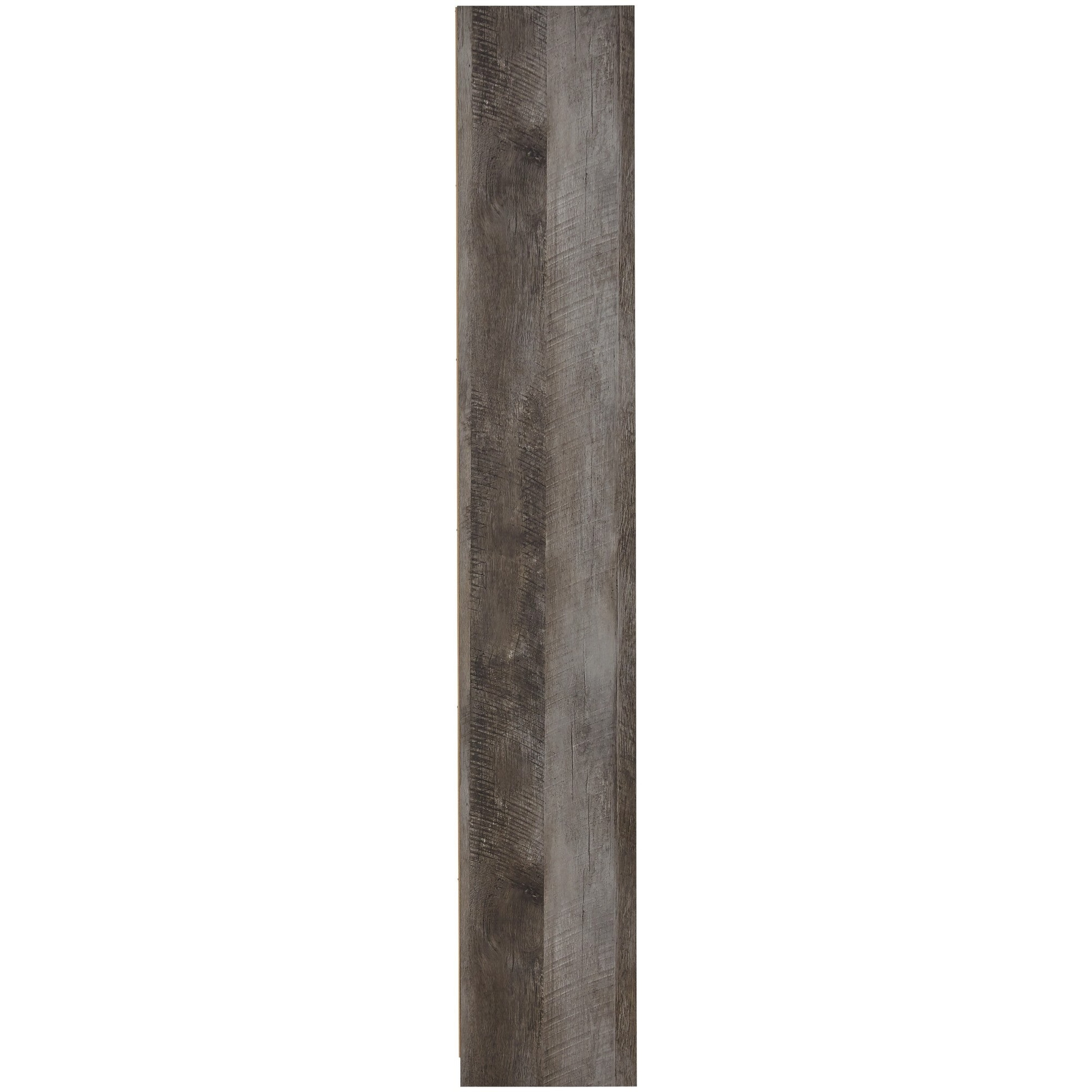 72 Inches 5 Tier Wooden Pier with Adjustable Shelves, Gray