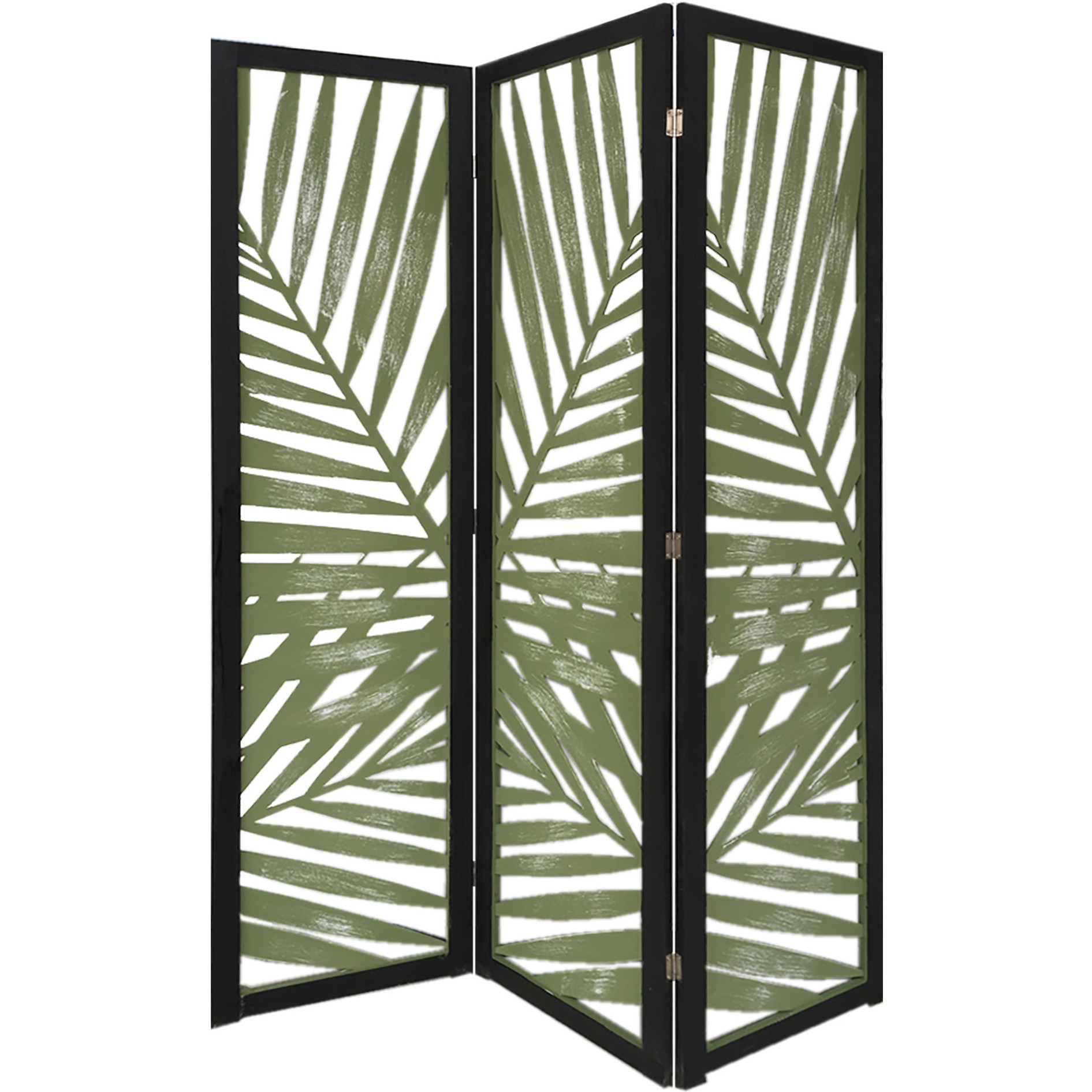 Screen Gems 3 Panel Papete Screen SG-363 GREEN