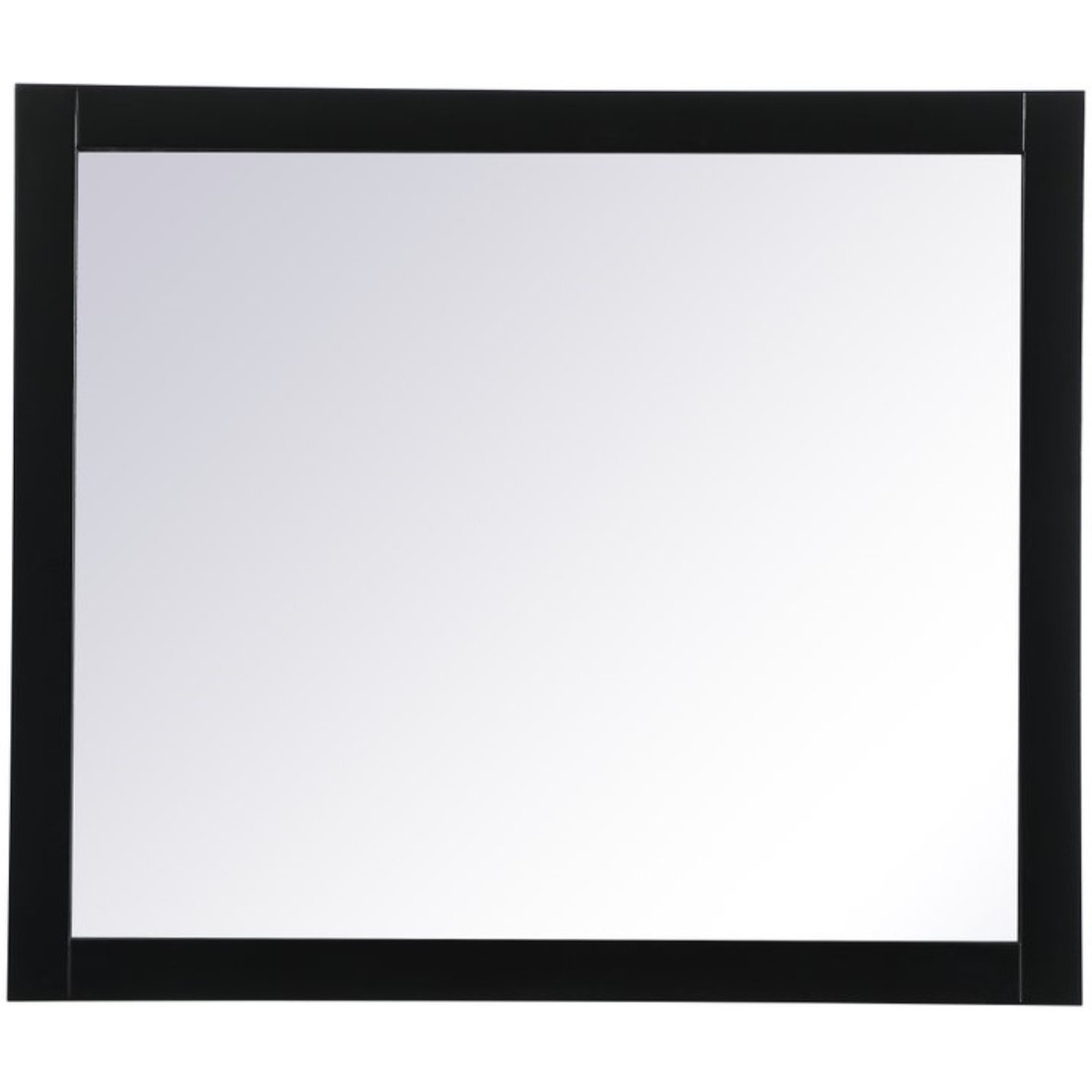 Aqua vanity mirror 42x36 inch in black