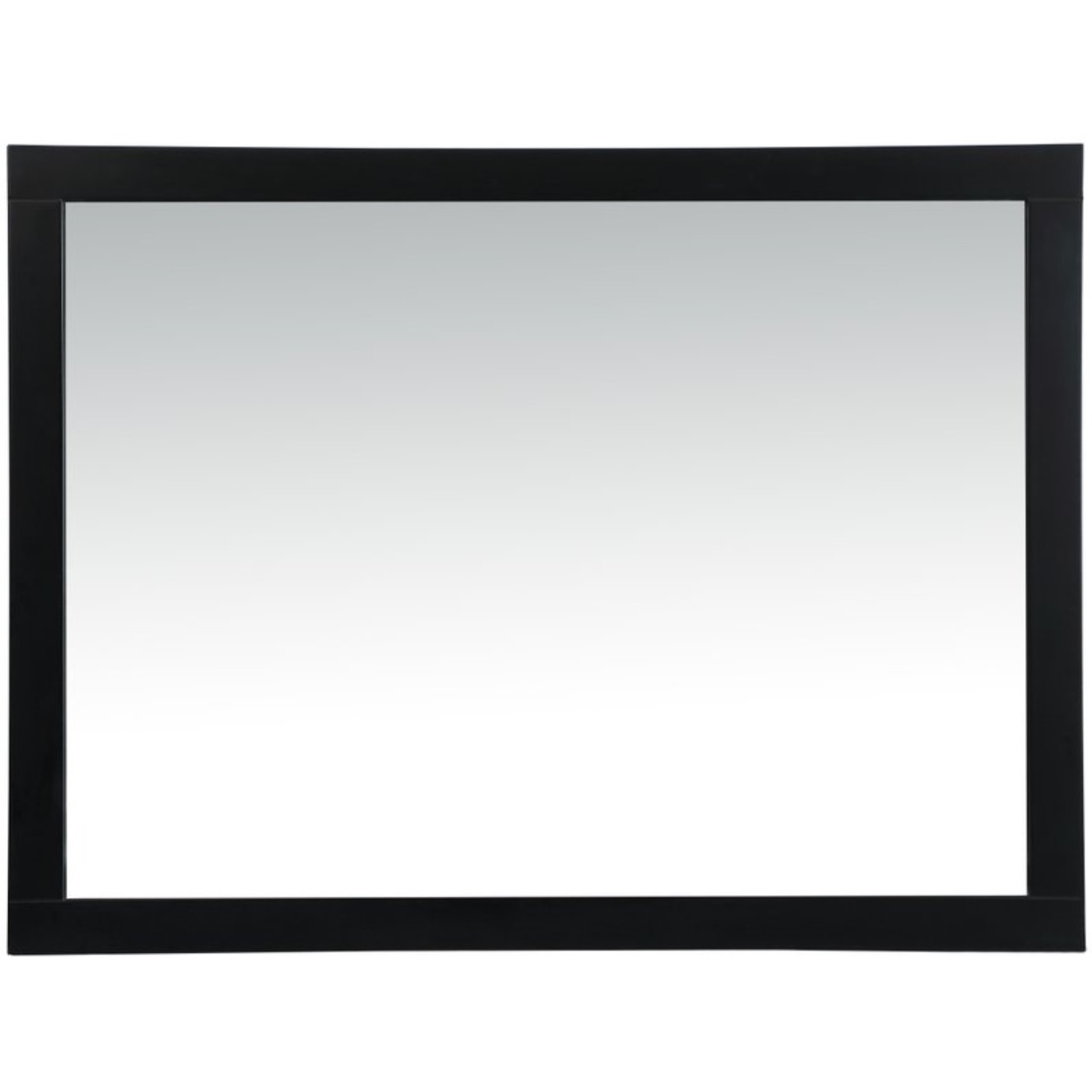 Aqua vanity mirror 48x36 inch in black