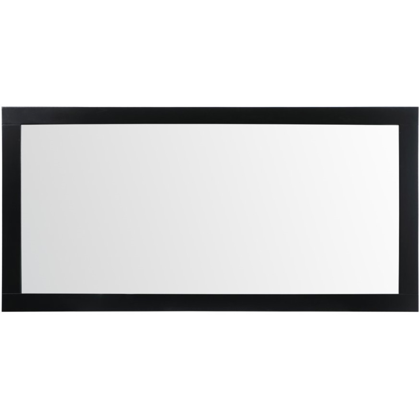 Aqua vanity mirror 72x36 inch in black