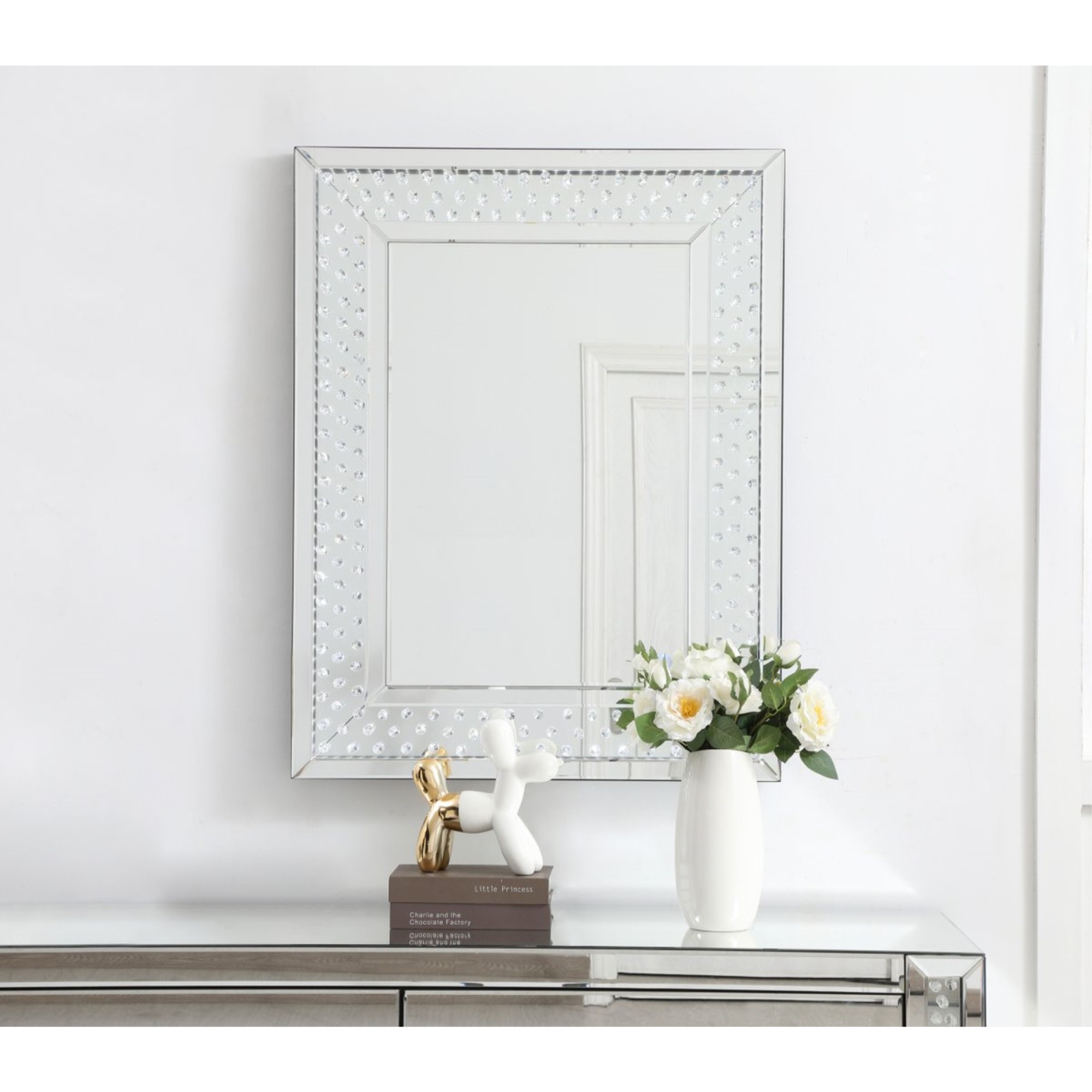 Raiden 28 x 36 inch led crystal mirror
