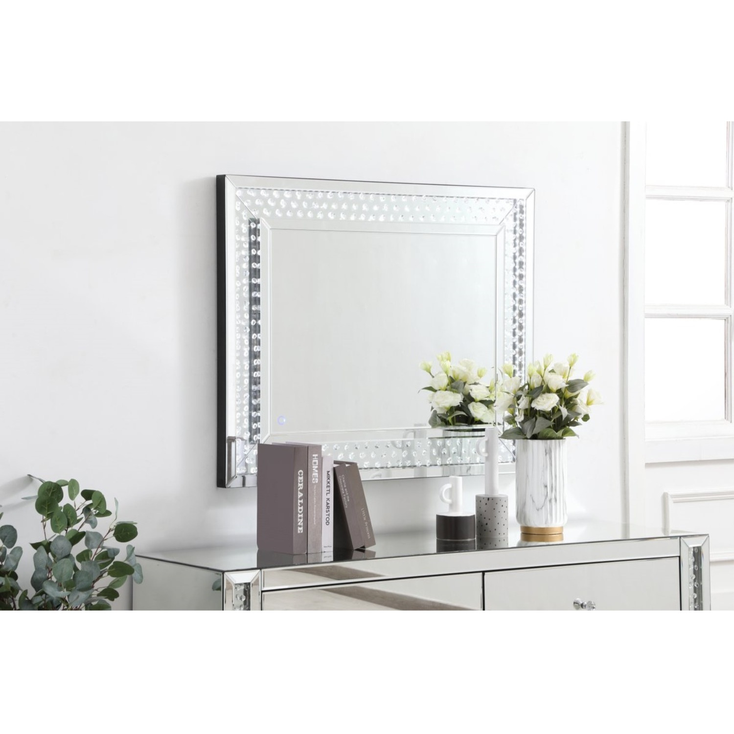 Raiden 32 x 40 inch led crystal mirror