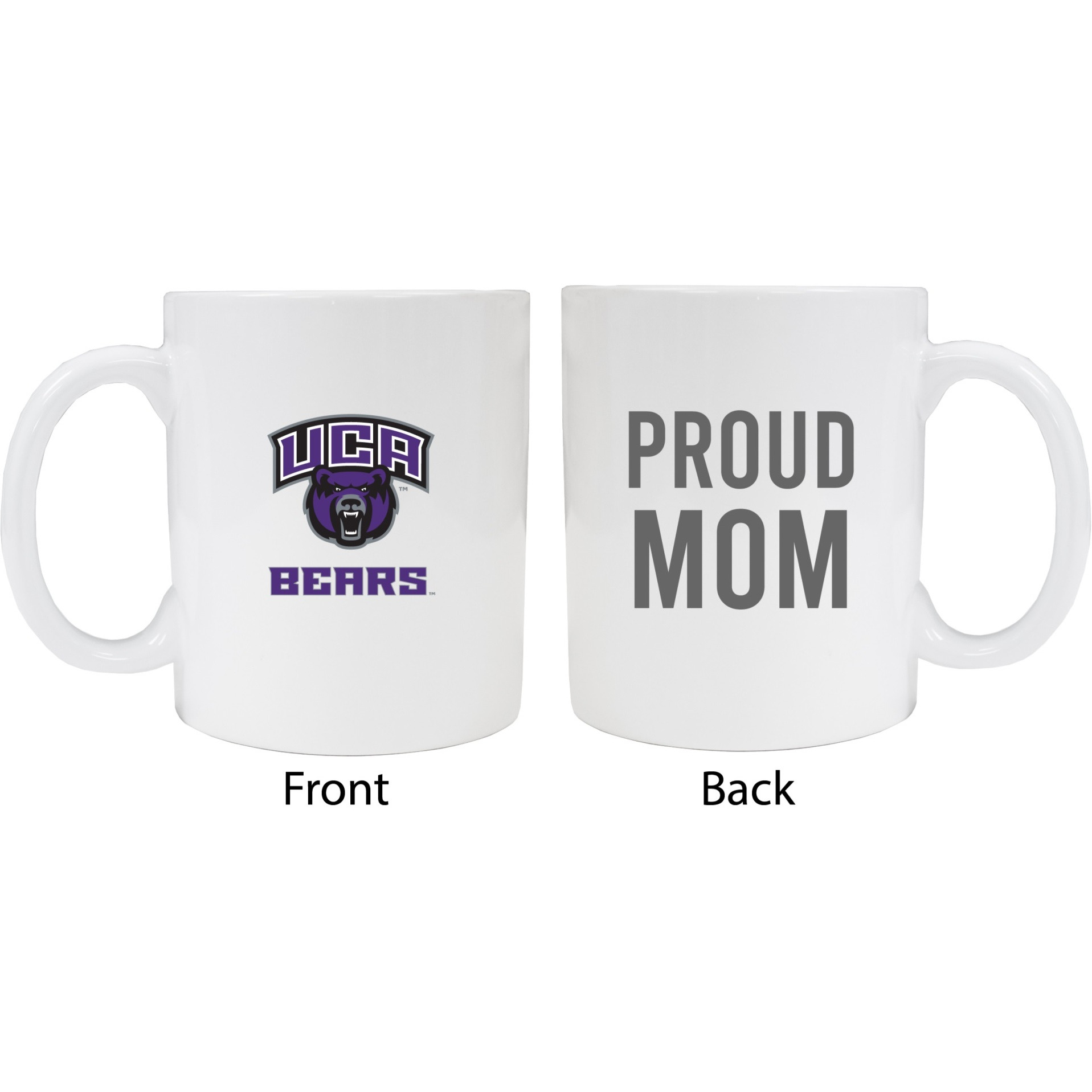 Central Arkansas Bears Proud Mom White Ceramic Coffee Mug