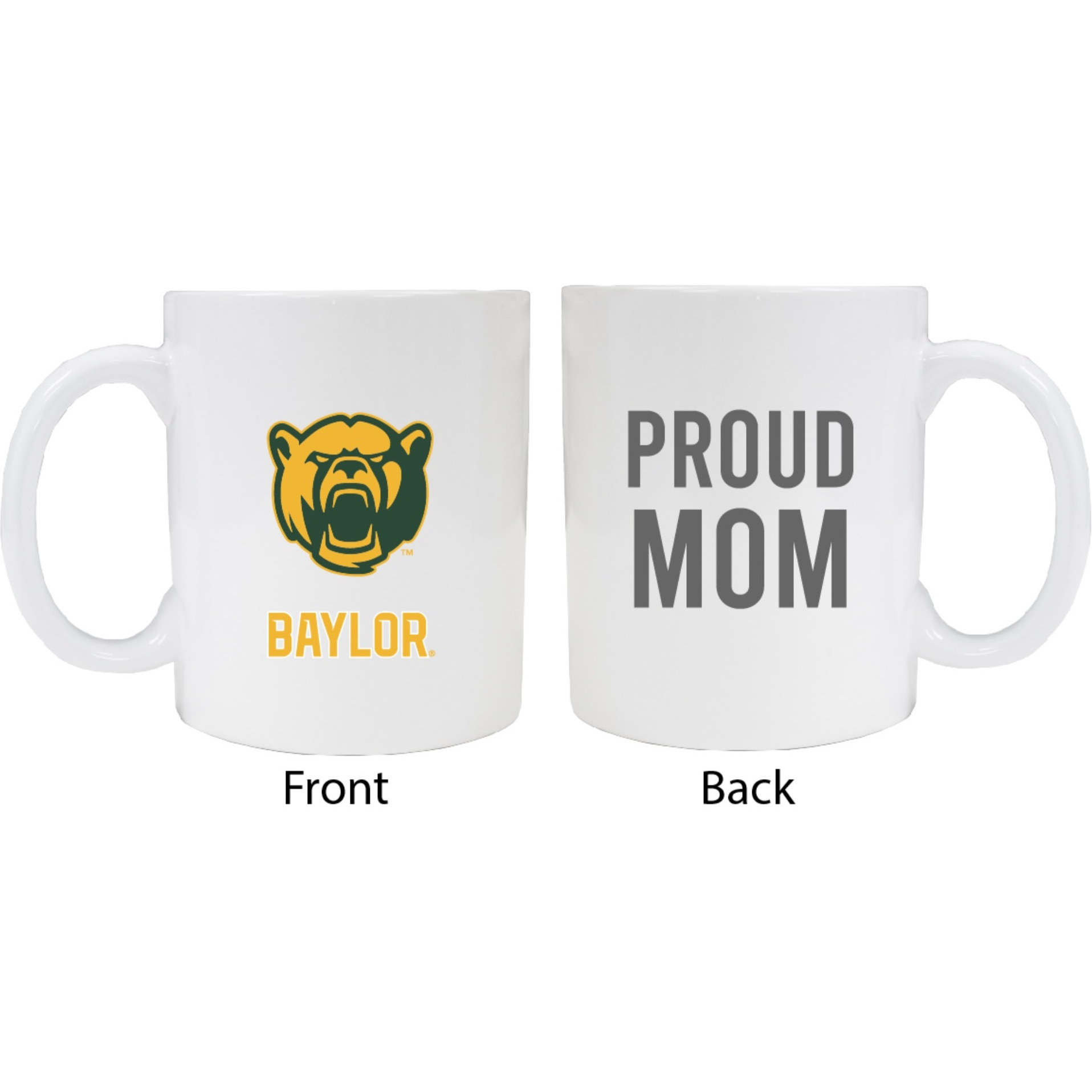 Baylor Bears Proud Mom White Ceramic Coffee Mug