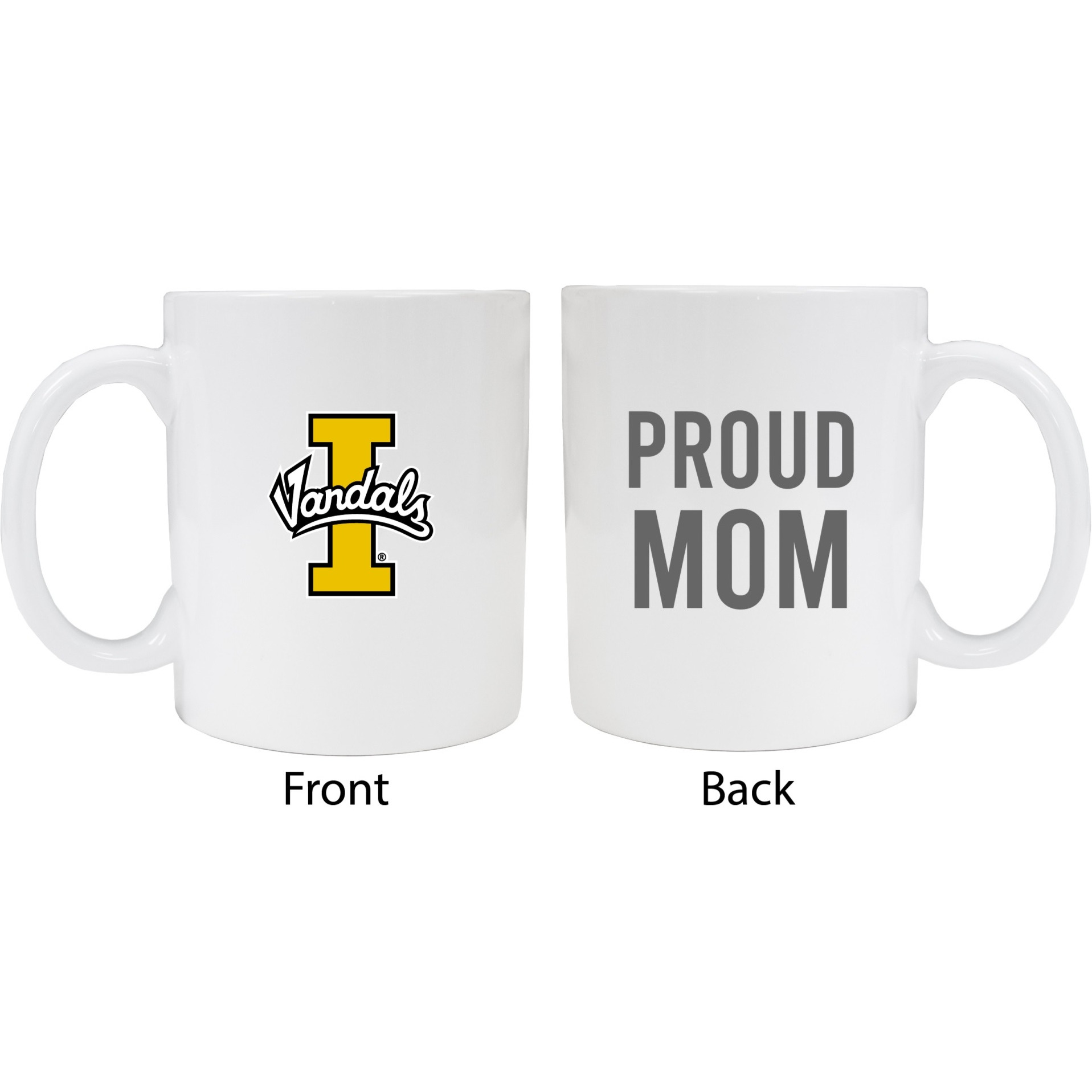 Idaho Vandals Proud Mom White Ceramic Coffee Mug