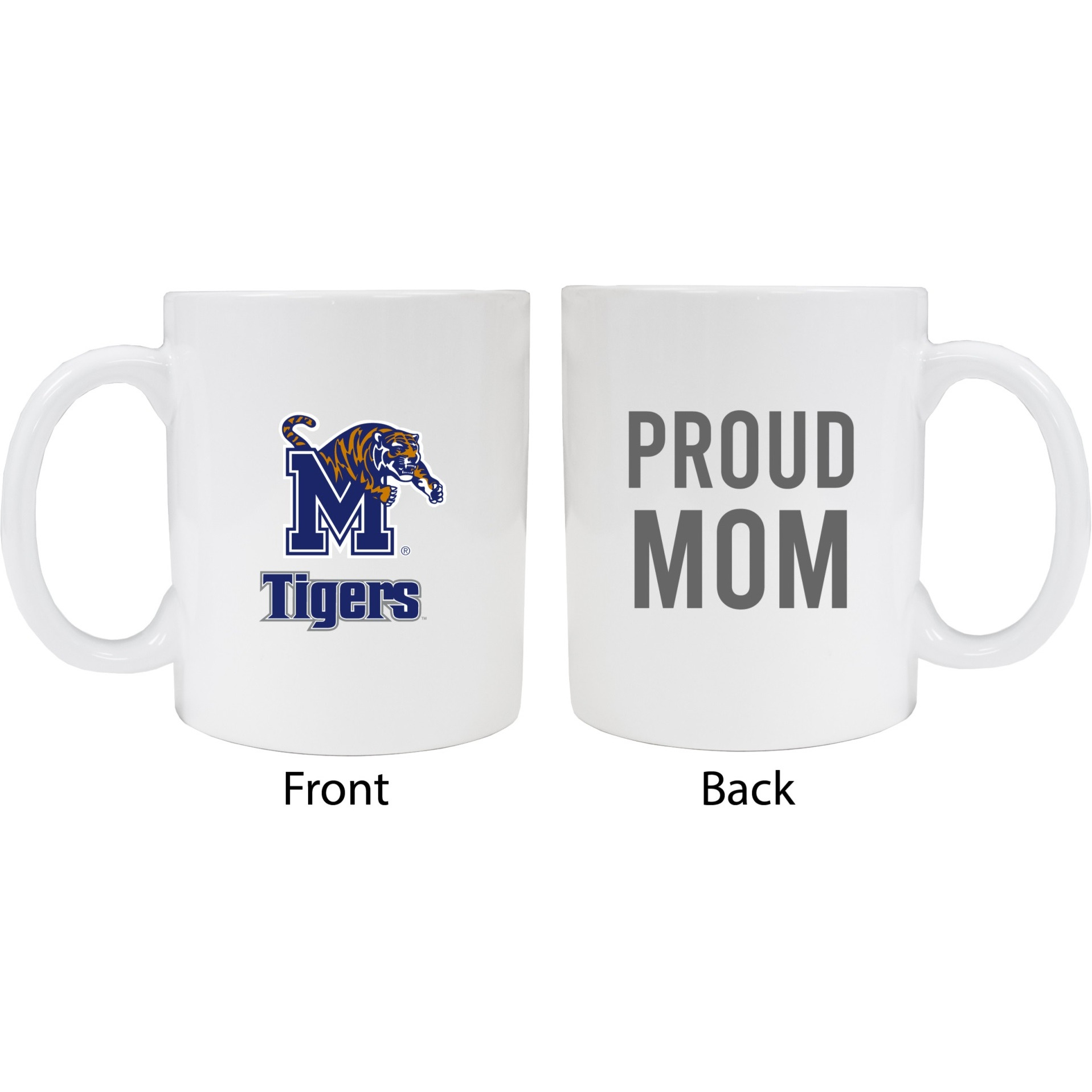 Memphis Tigers Proud Mom White Ceramic Coffee Mug