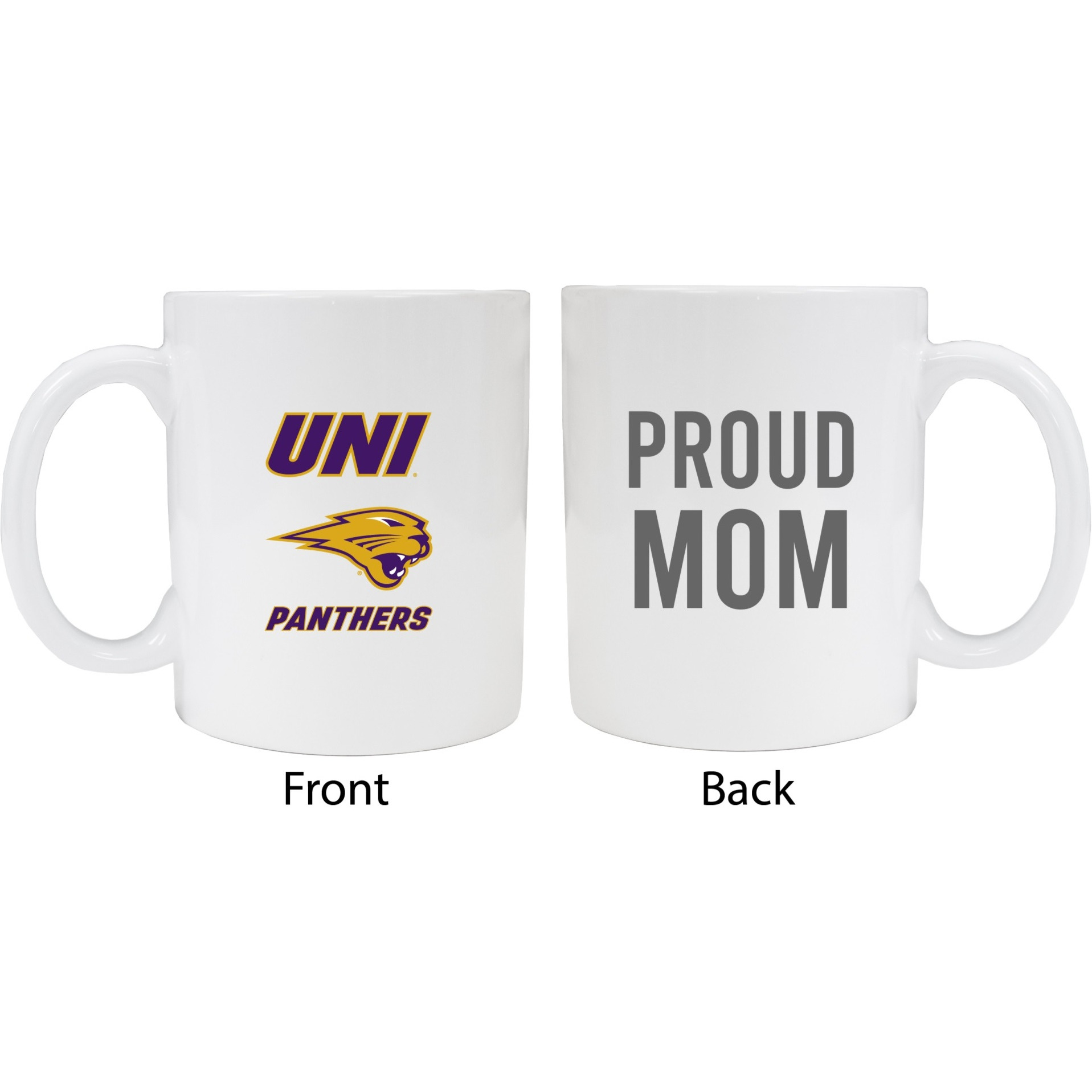 Northern Iowa Panthers Proud Mom White Ceramic Coffee Mug