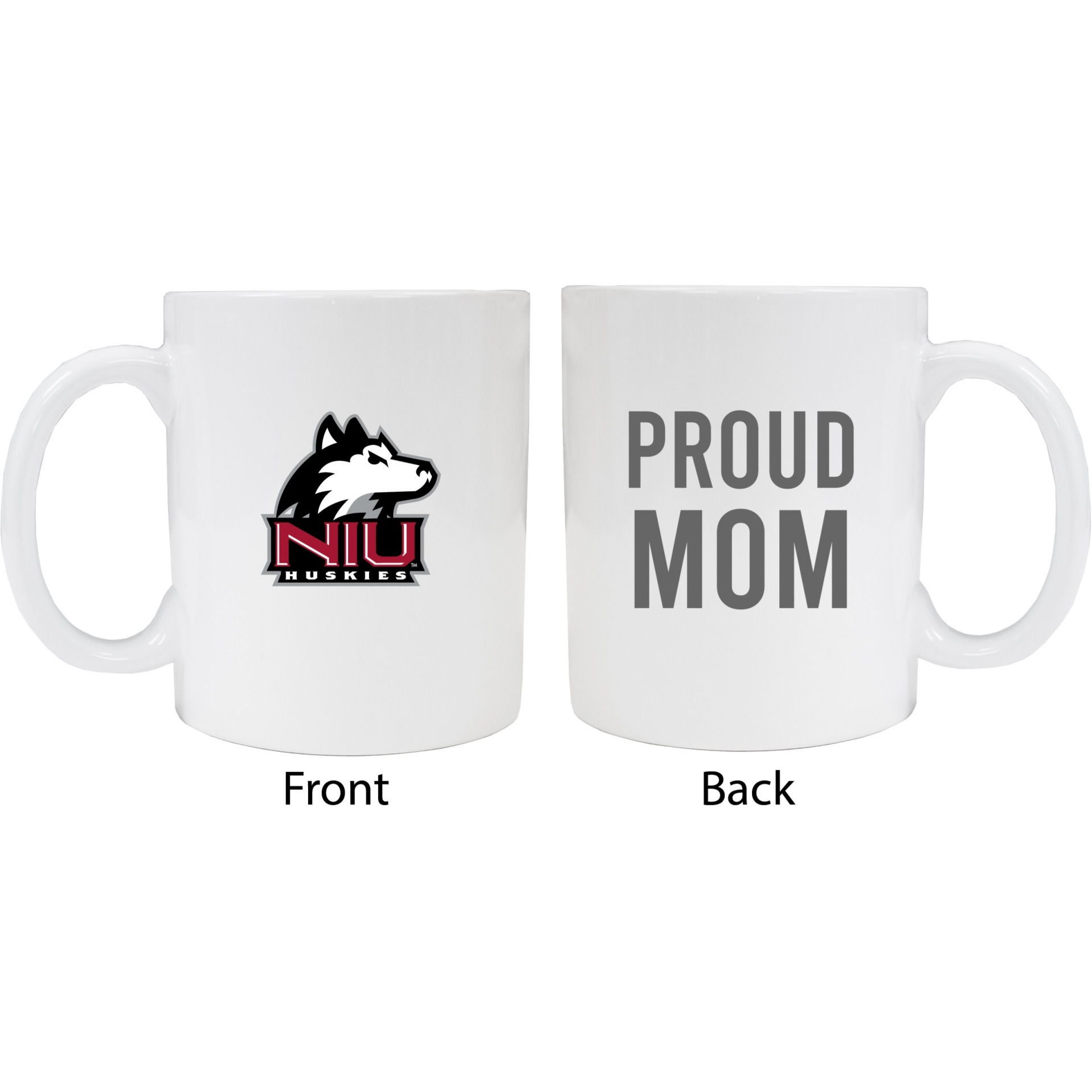 Northern Illinois Huskies Proud Mom White Ceramic Coffee Mug