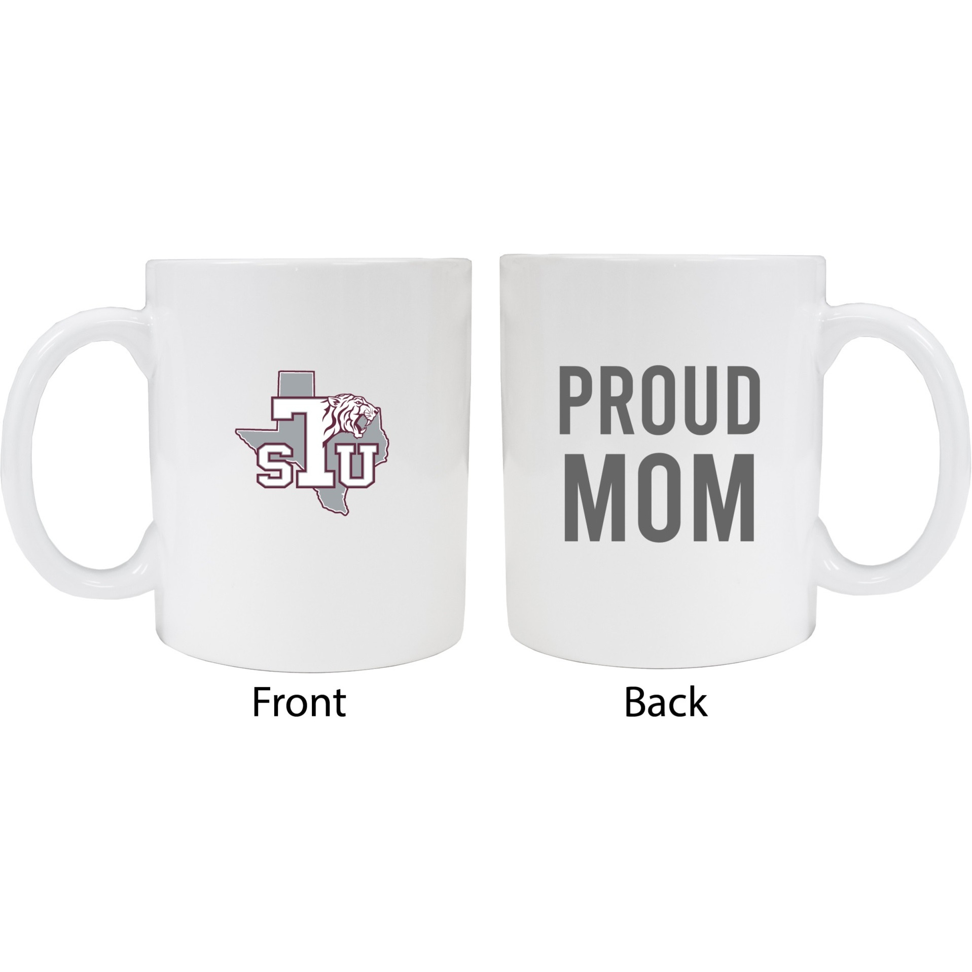 Texas Southern University Proud Mom White Ceramic Coffee Mug