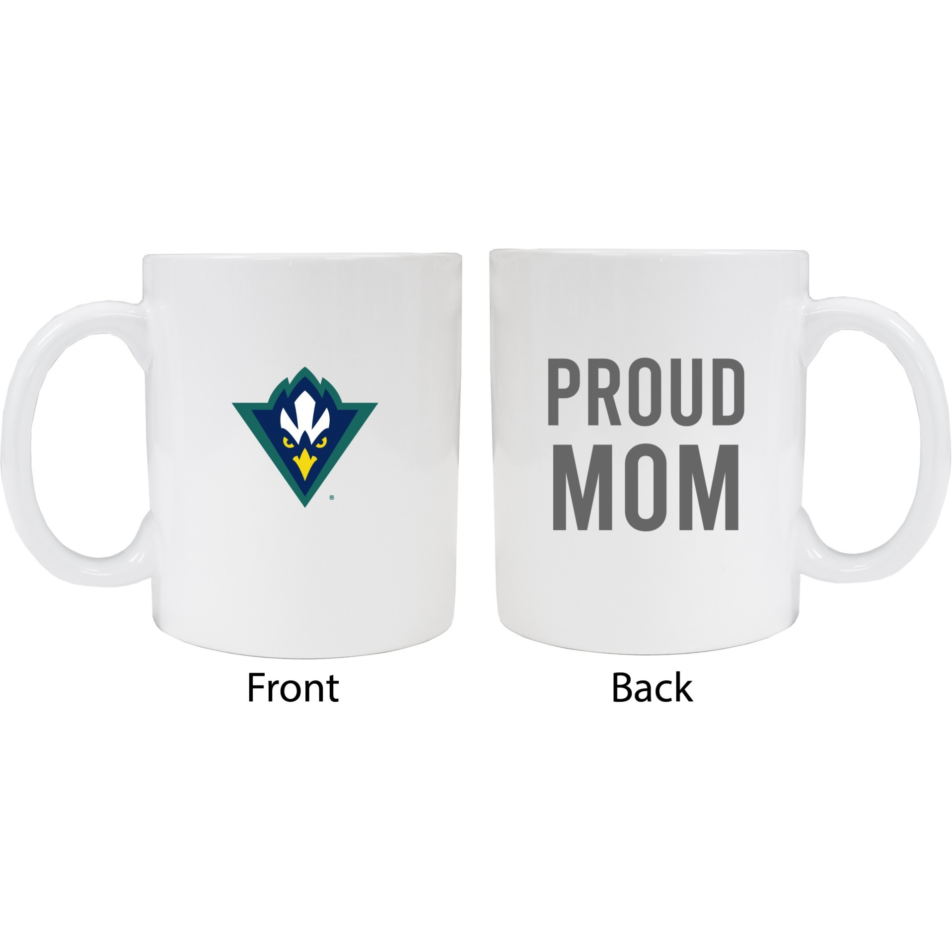 North Carolina Wilmington Seahawks Proud Mom White Ceramic Coffee Mug