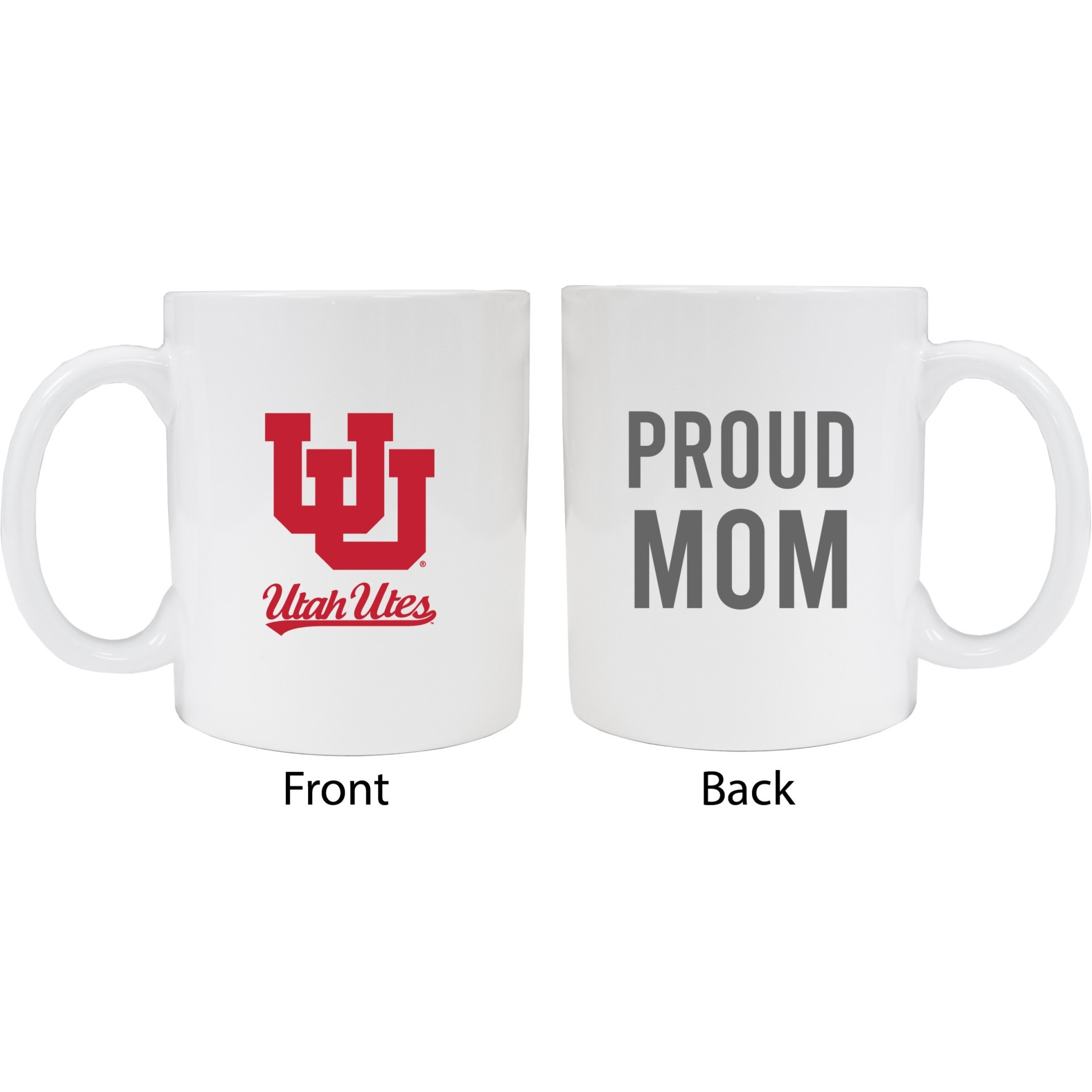 Utah Utes Proud Mom White Ceramic Coffee Mug