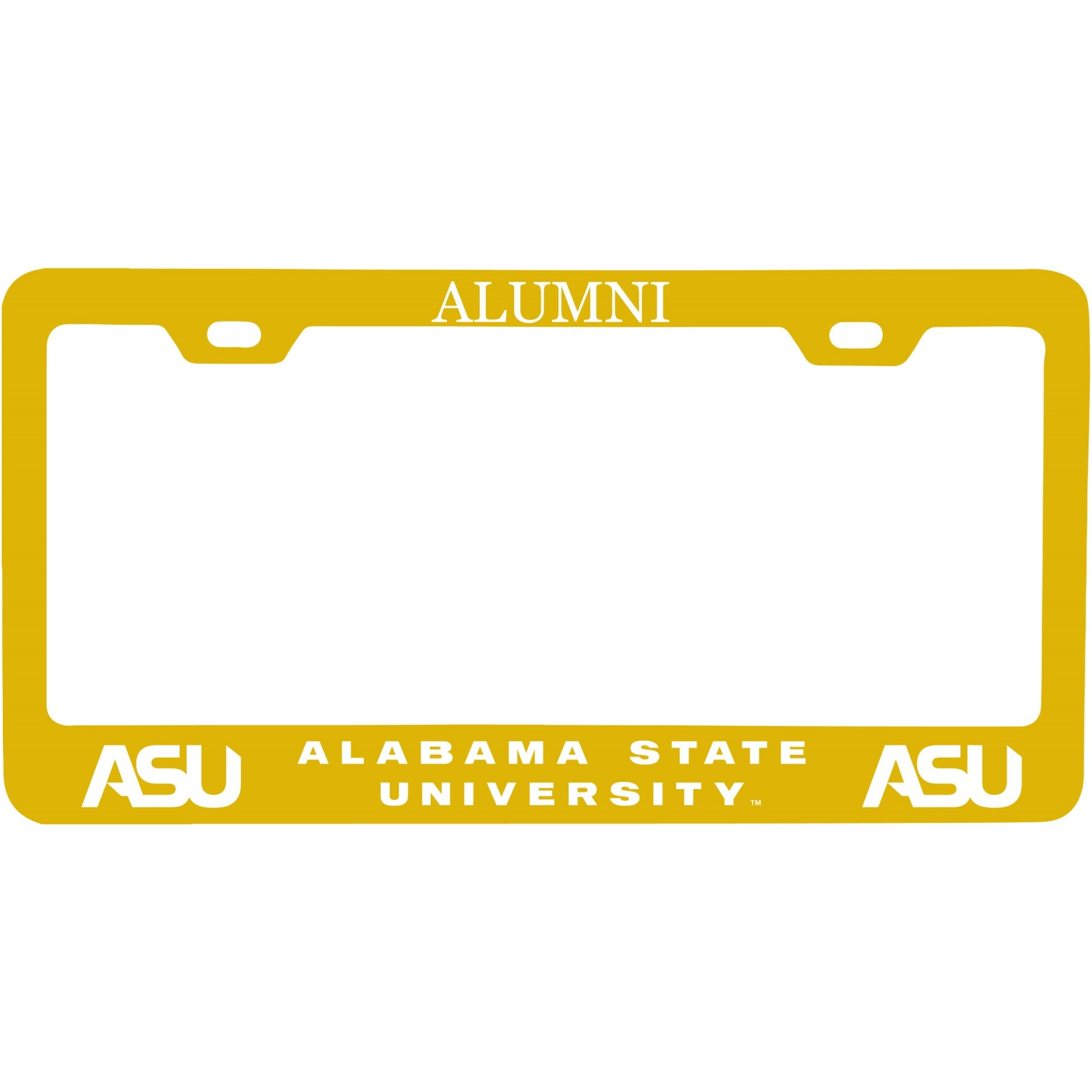 Alabama State University Alumni License Plate Frame New For 2020