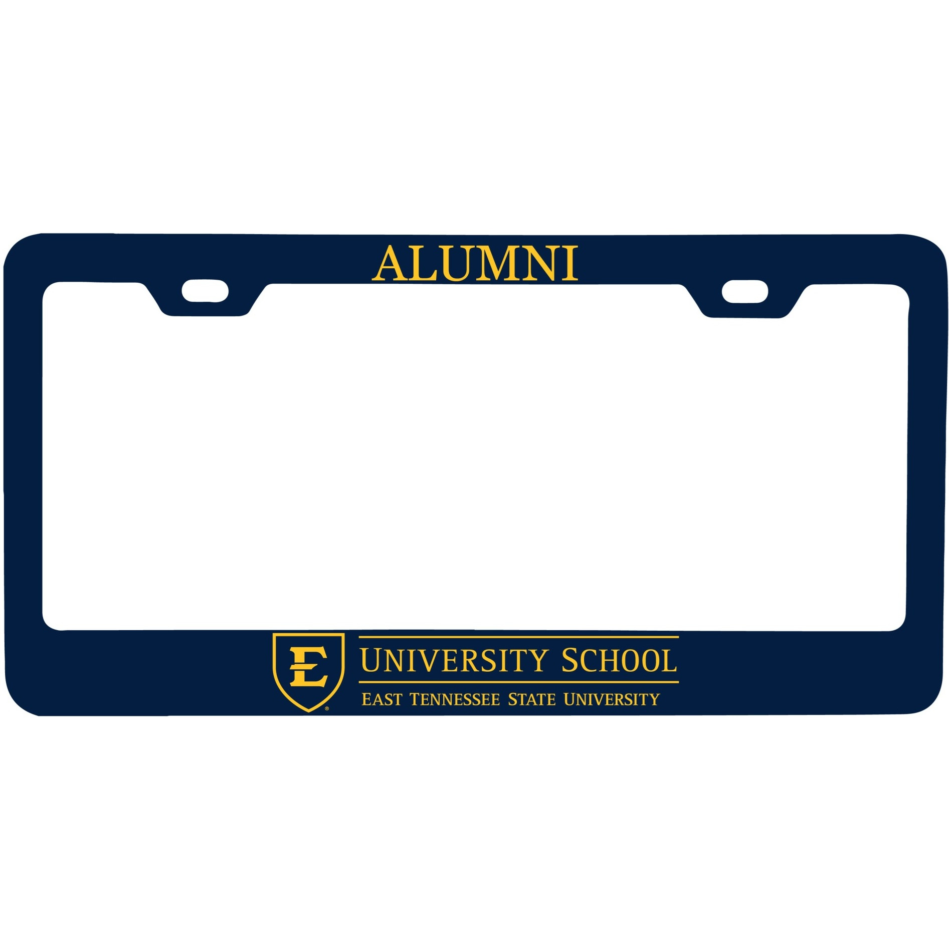East Tennessee State University Alumni License Plate Frame New For 2020