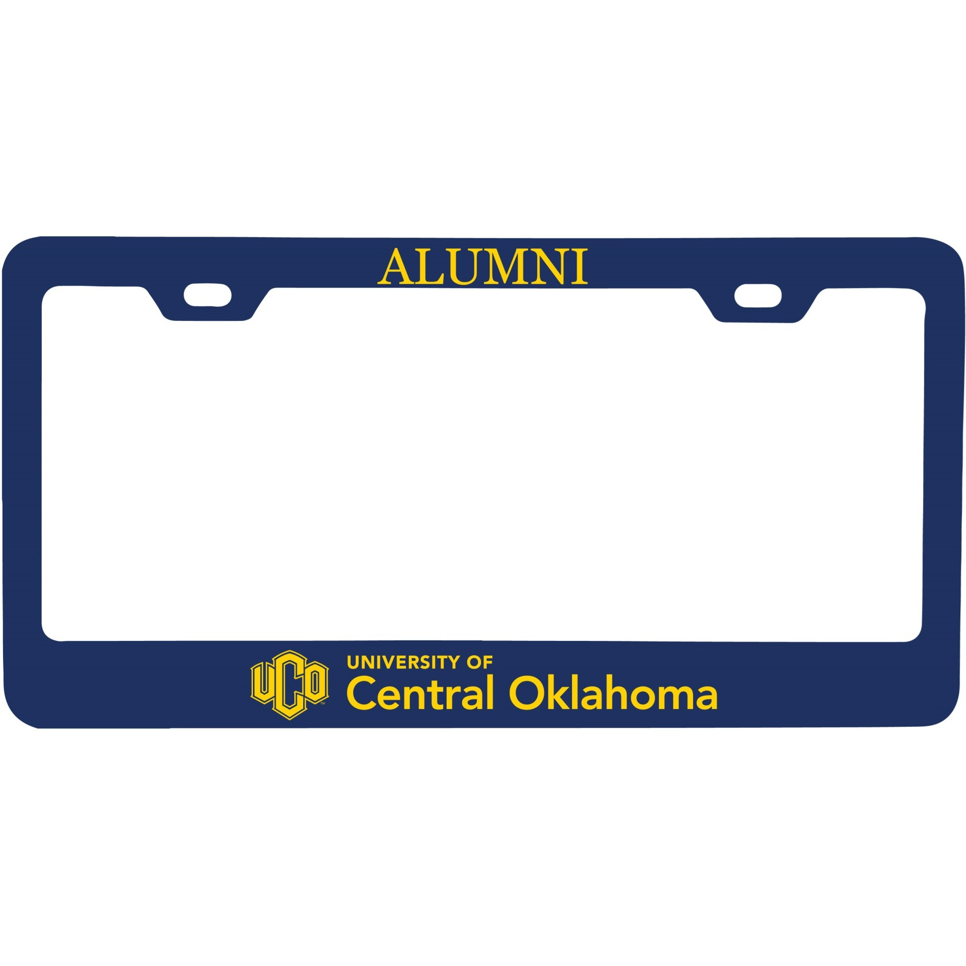 University of Central Oklahoma Bronchos Alumni License Plate Frame New For 2020