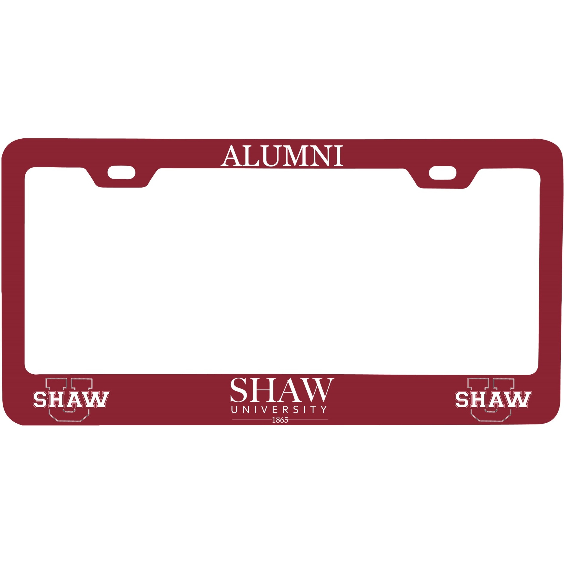 Shaw University Bears Alumni License Plate Frame New For 2020