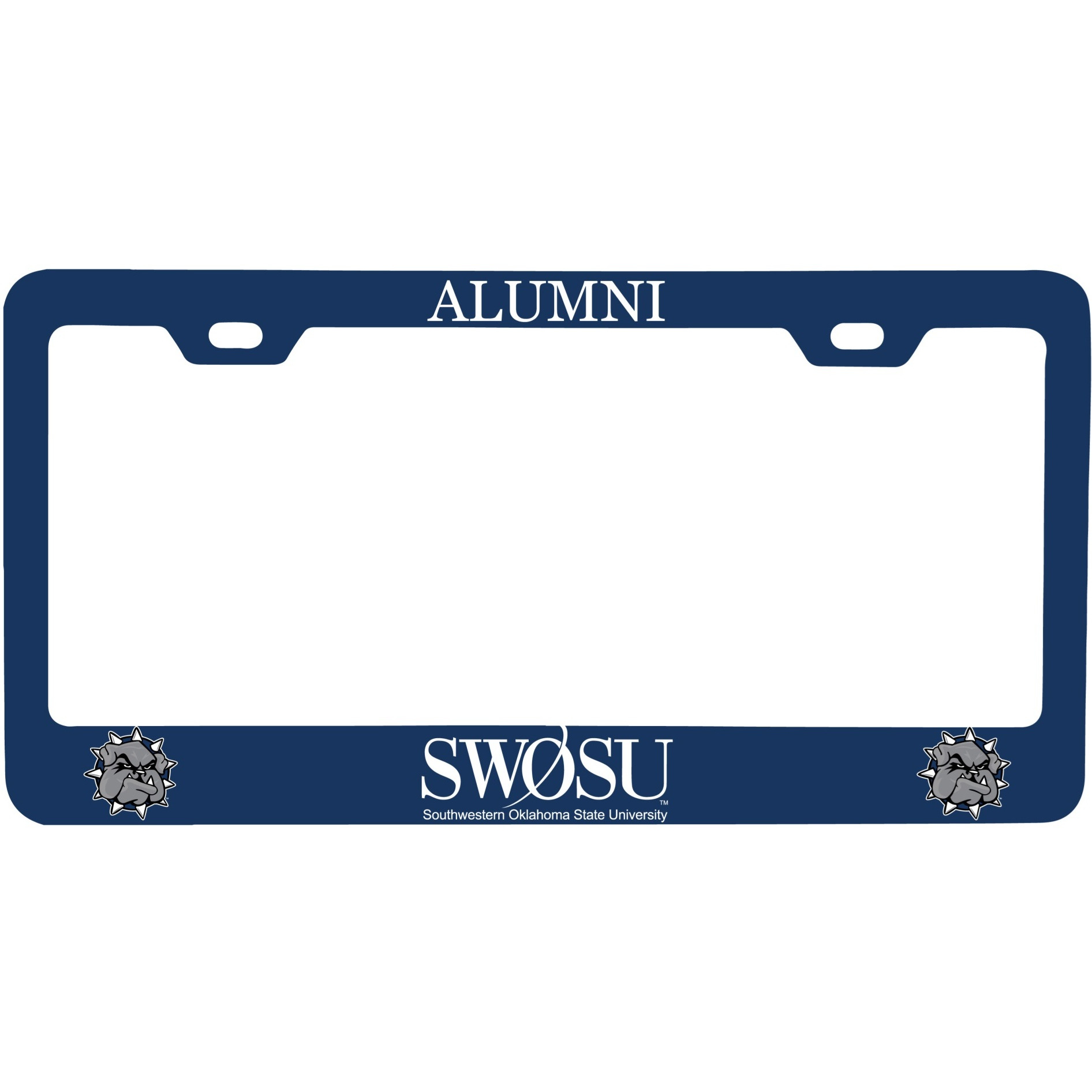 Southwestern Oklahoma State University Alumni License Plate Frame New For 2020