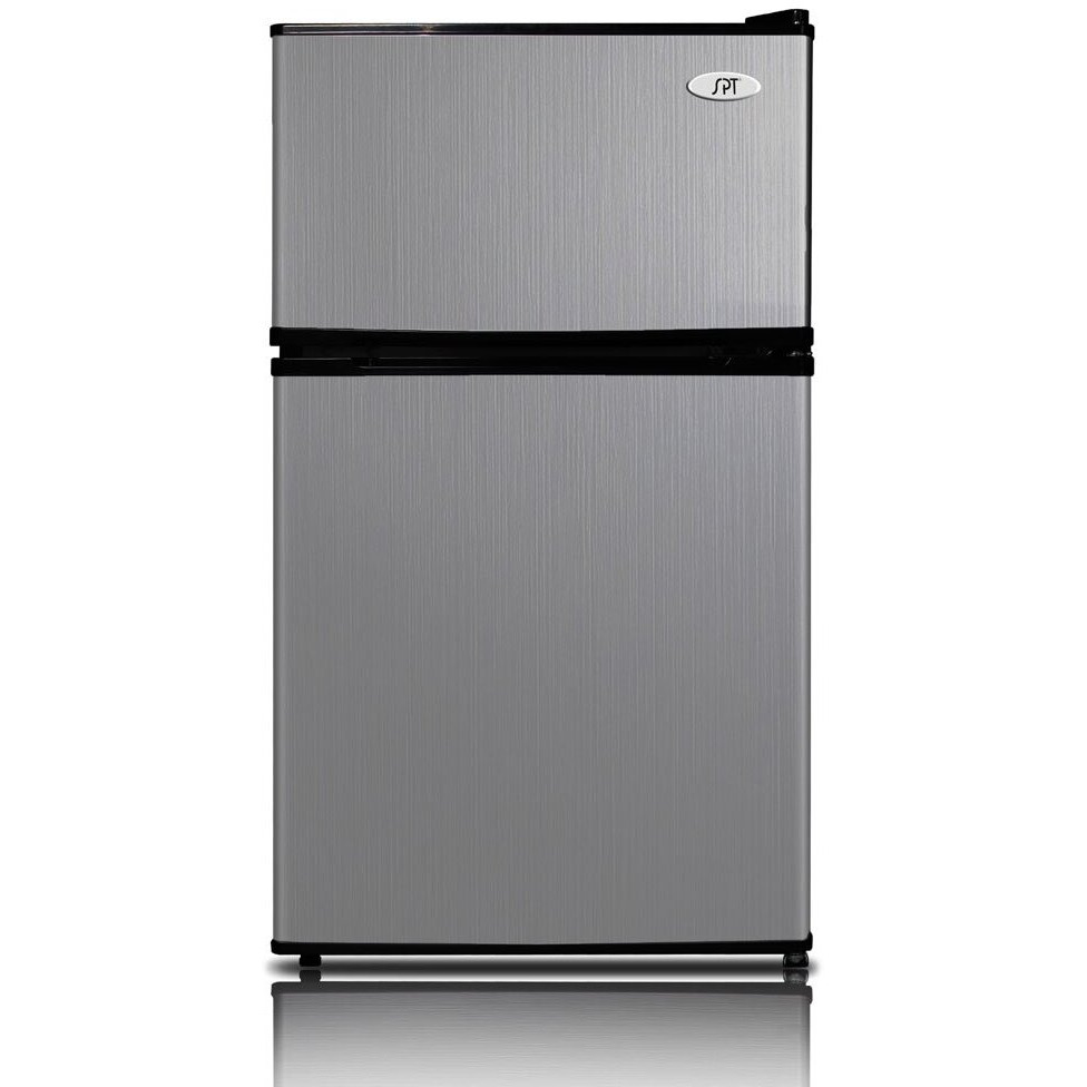 3.1 cu.ft. Double Door Refrigerator with Energy Star - Stainless Steel