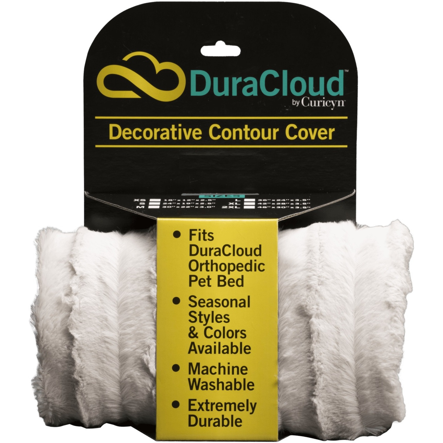 DuraCloud Orthopedic Pet Bed and Crate Pad Contour Cover