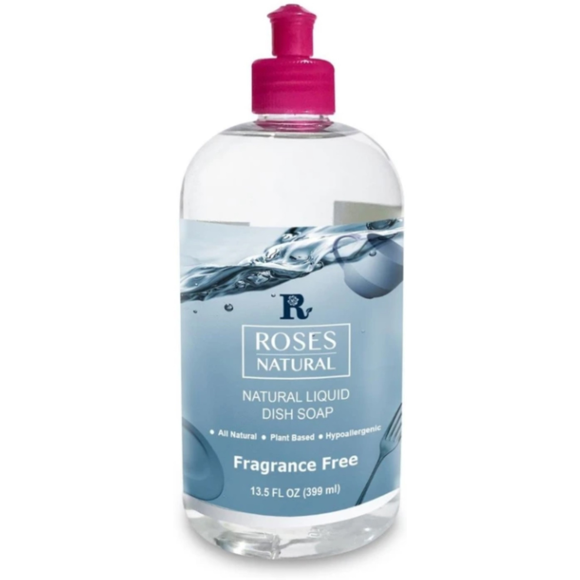 Natural Dish Soap - Fragrance Free 18oz