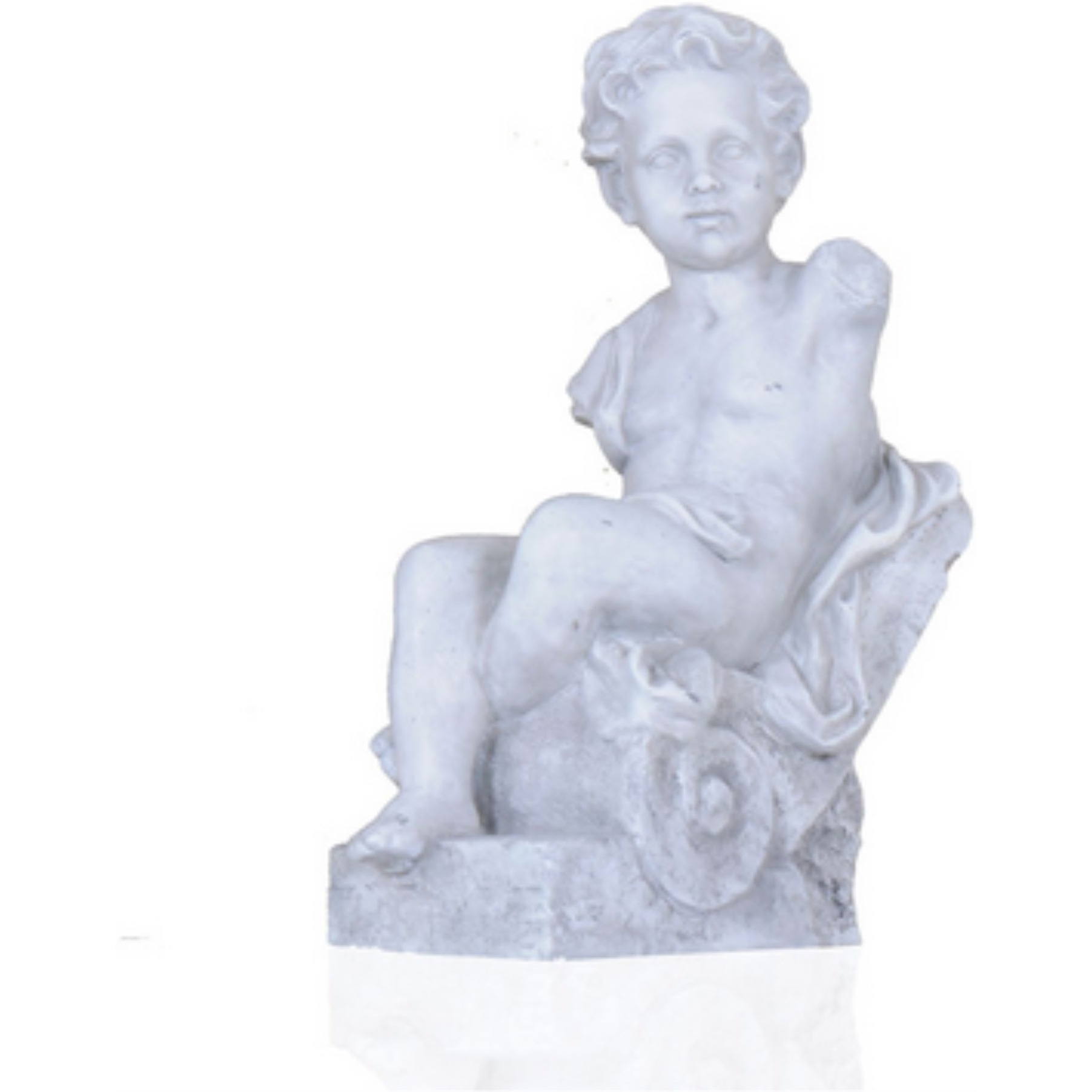 Anne Home - Boy Sitting Statue