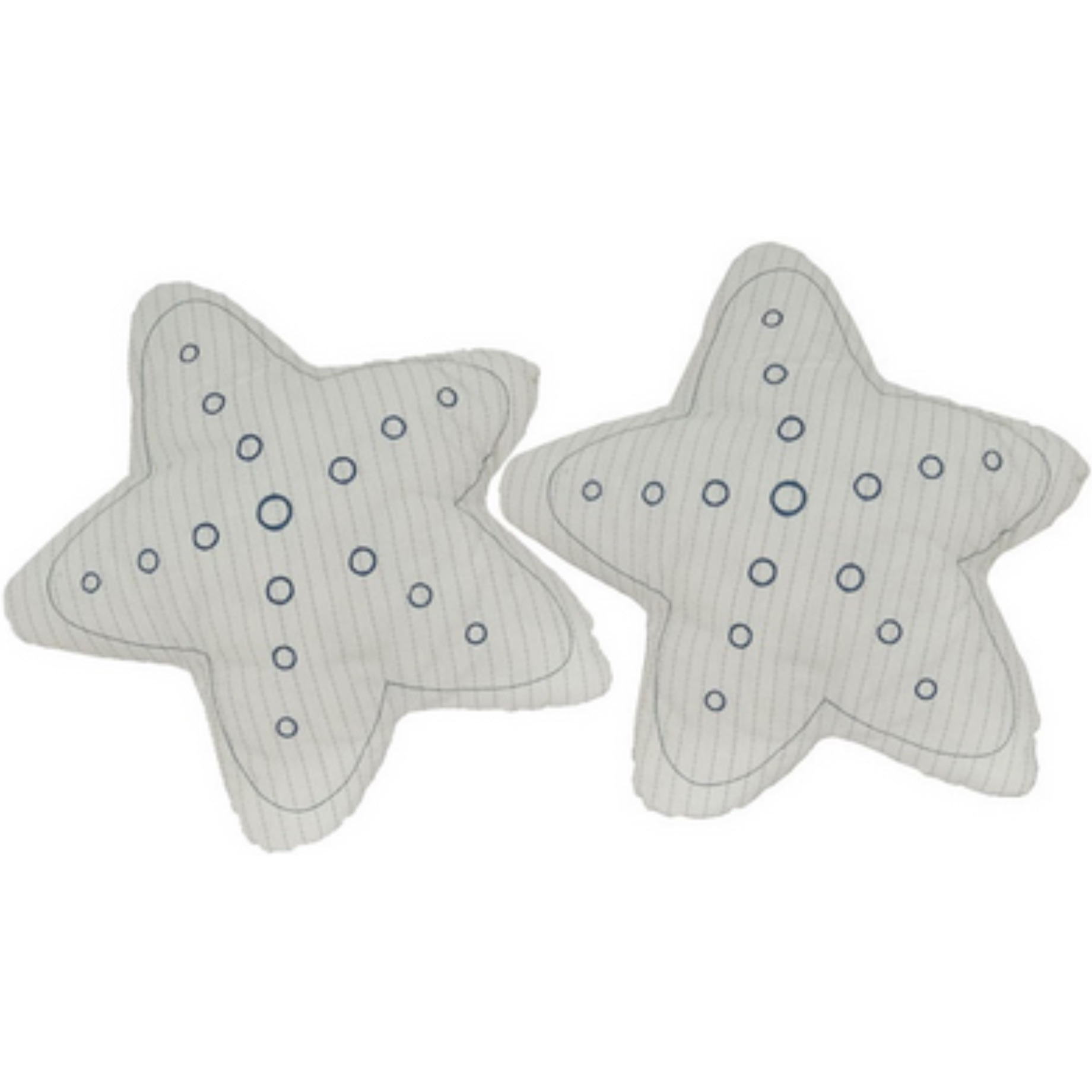 Anne Home - Set of 2 White Star-Shaped Pillows