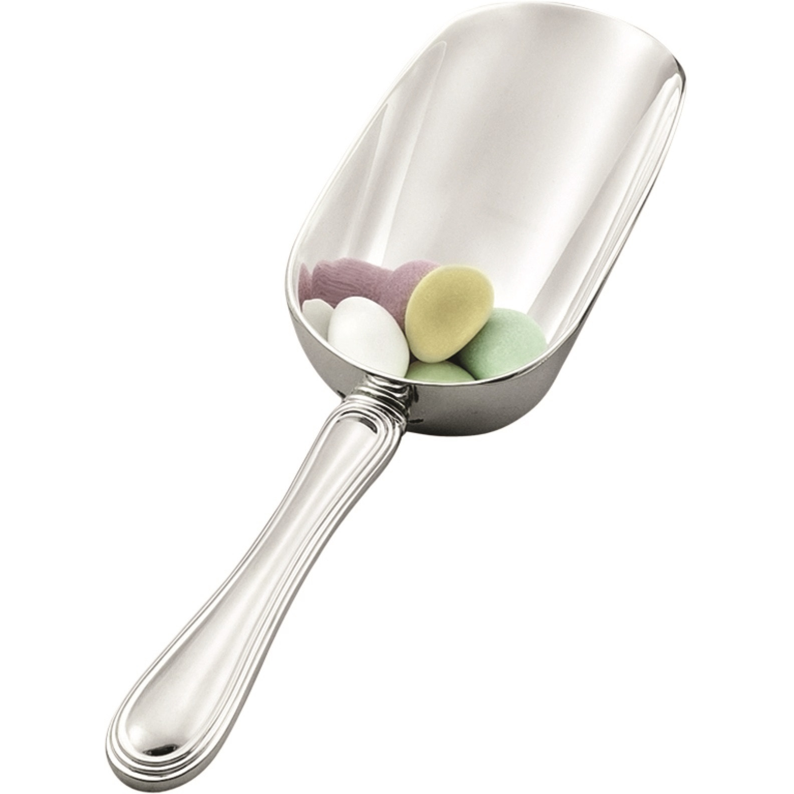 Westwood Ice Scoop, Nickel Plated 8.25" L