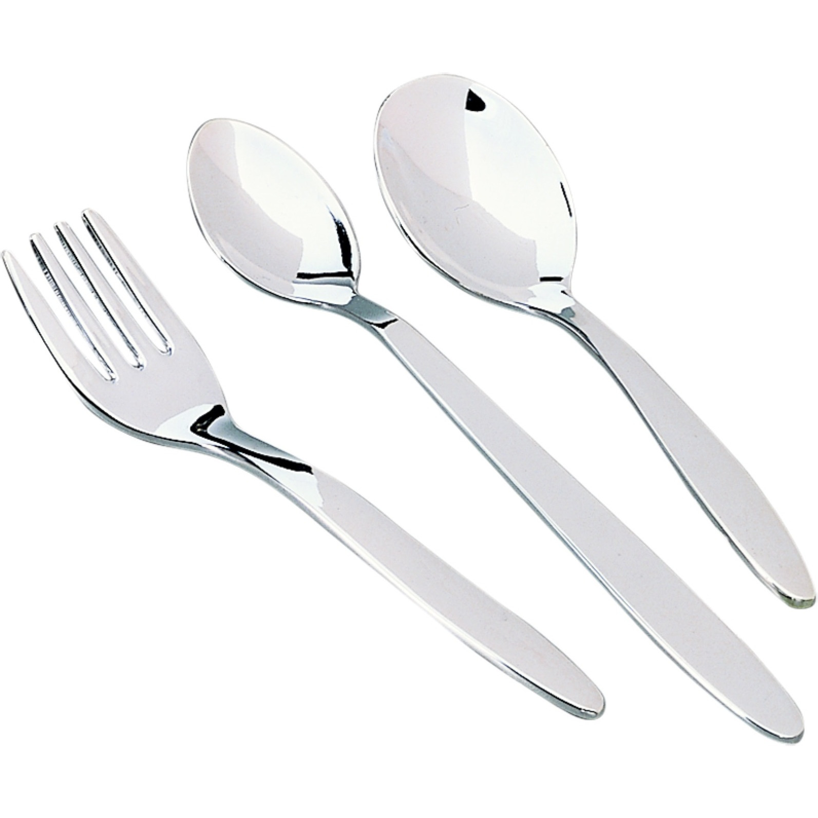 3 Piece Flatware Set, Nickle Plated