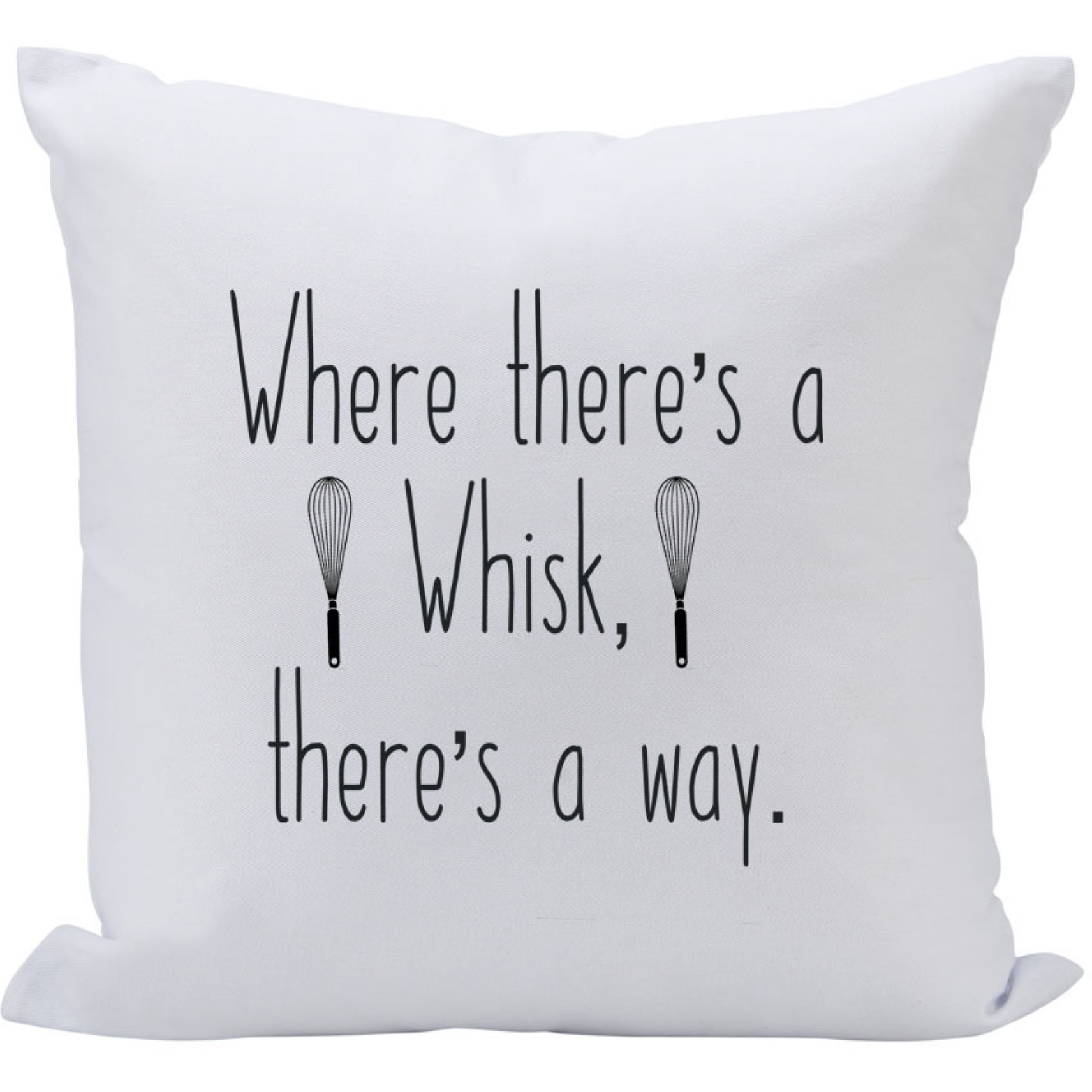 Pillow 16X16 Where There's A Whisk