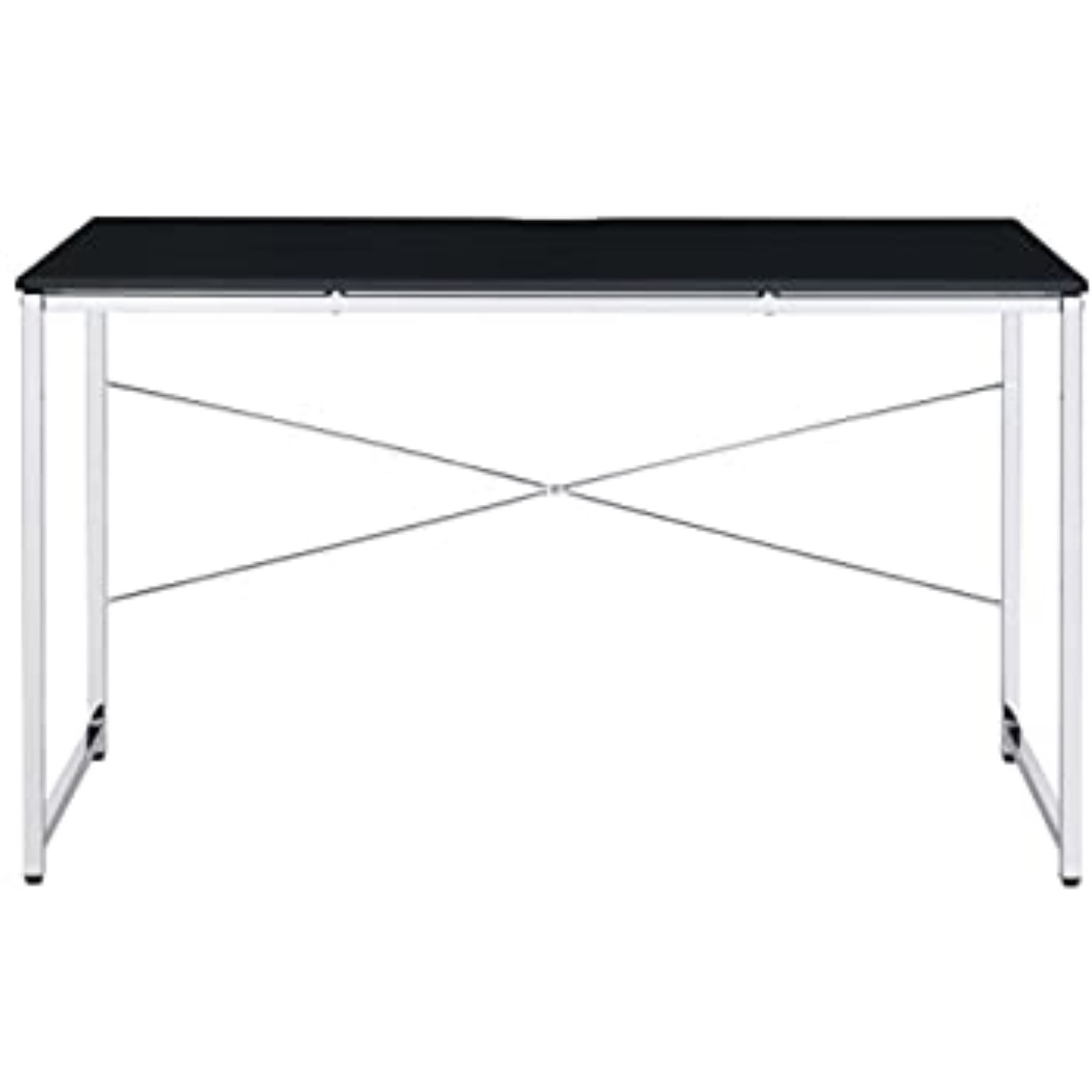 93195 Writing Desk - Black & Chrome Finish