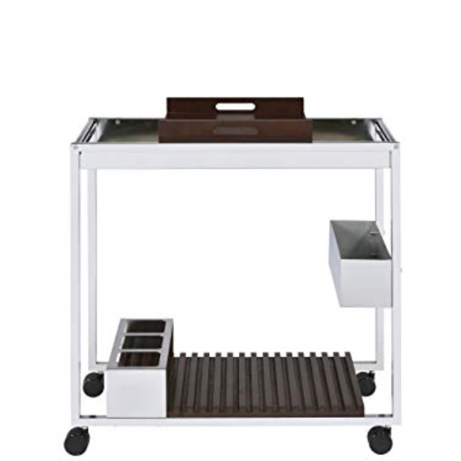 98420 Serving Cart - Chrome