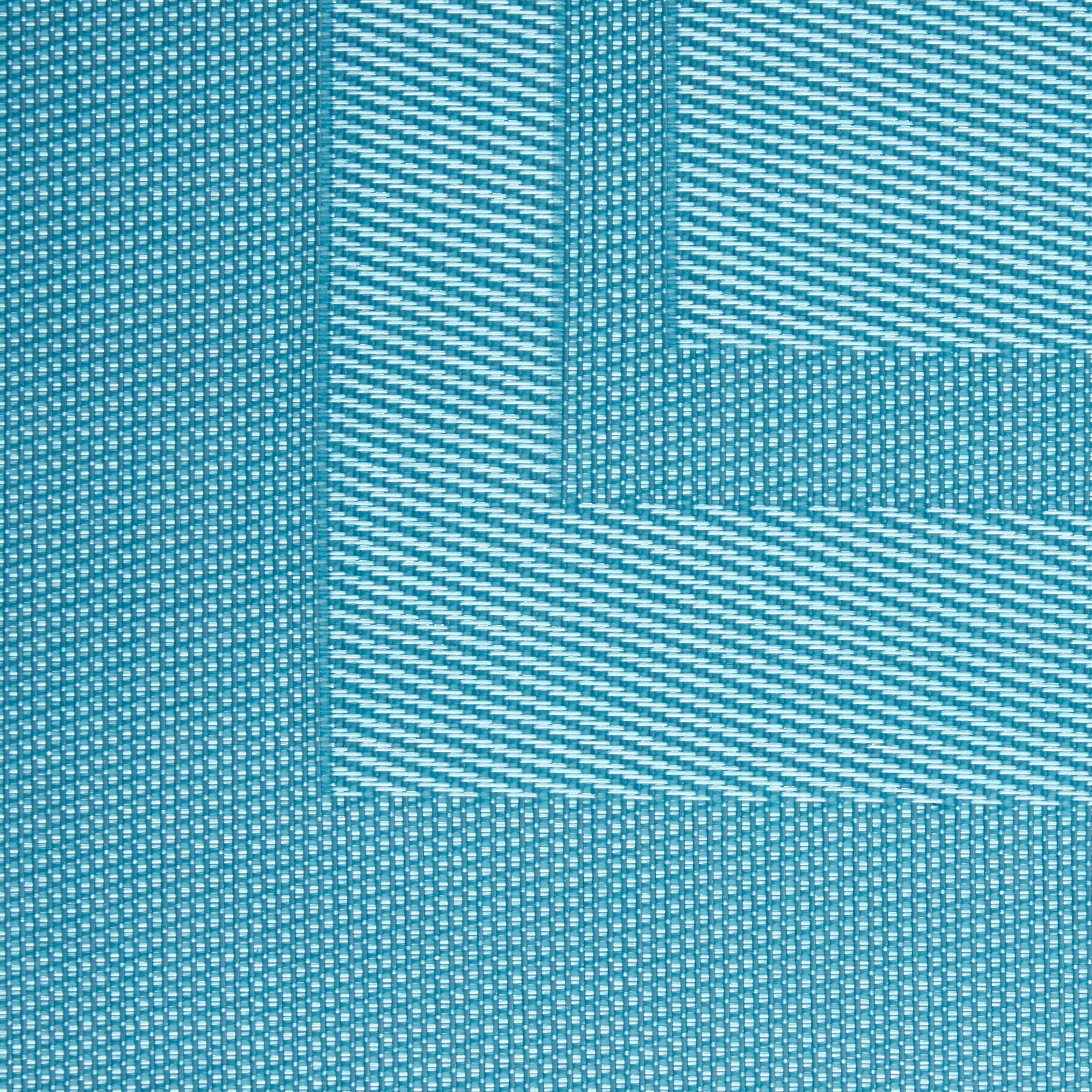 DII Teal PVC Doubleframe Placemat 6 Piece