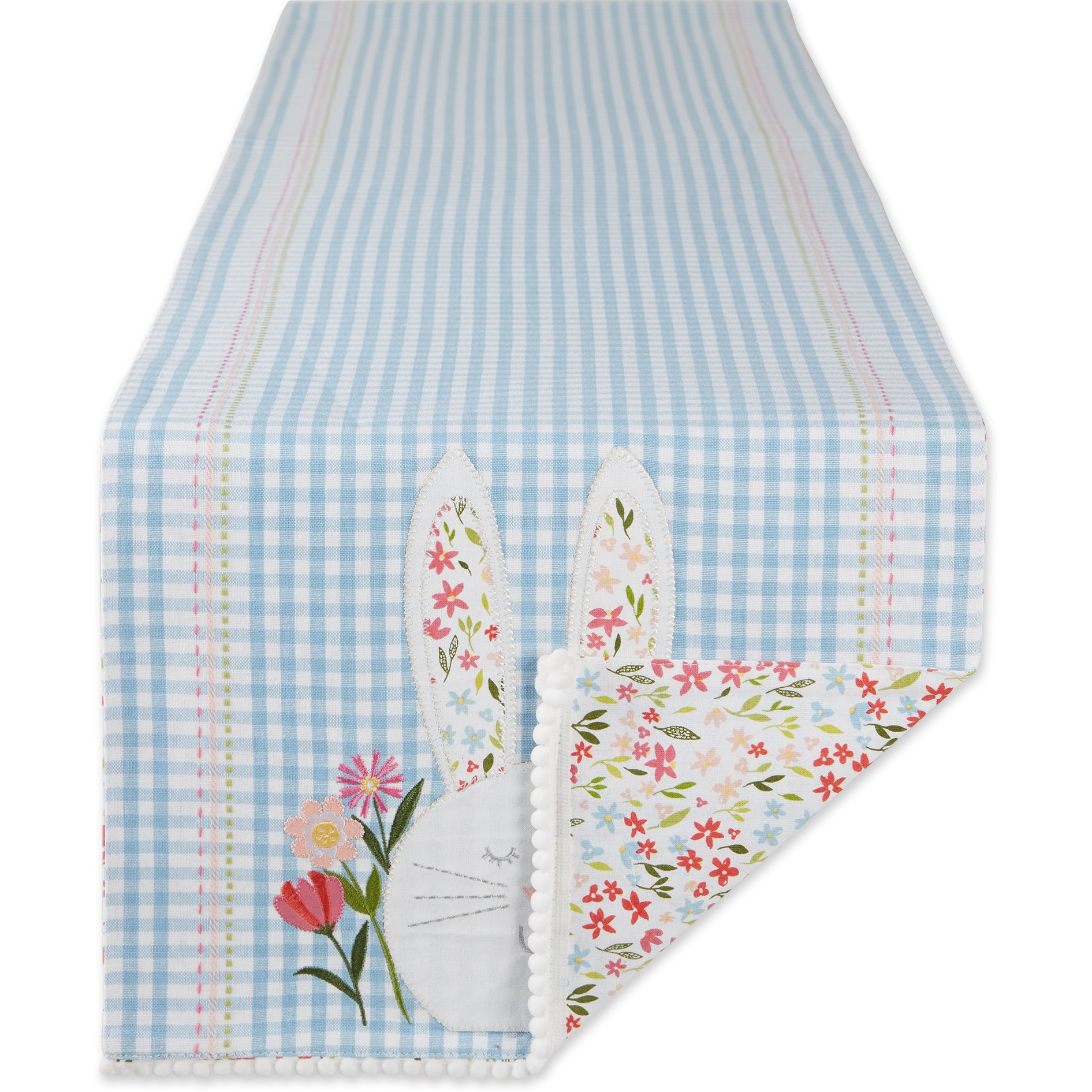 DII Happy Bunny Reversible Table Runner
