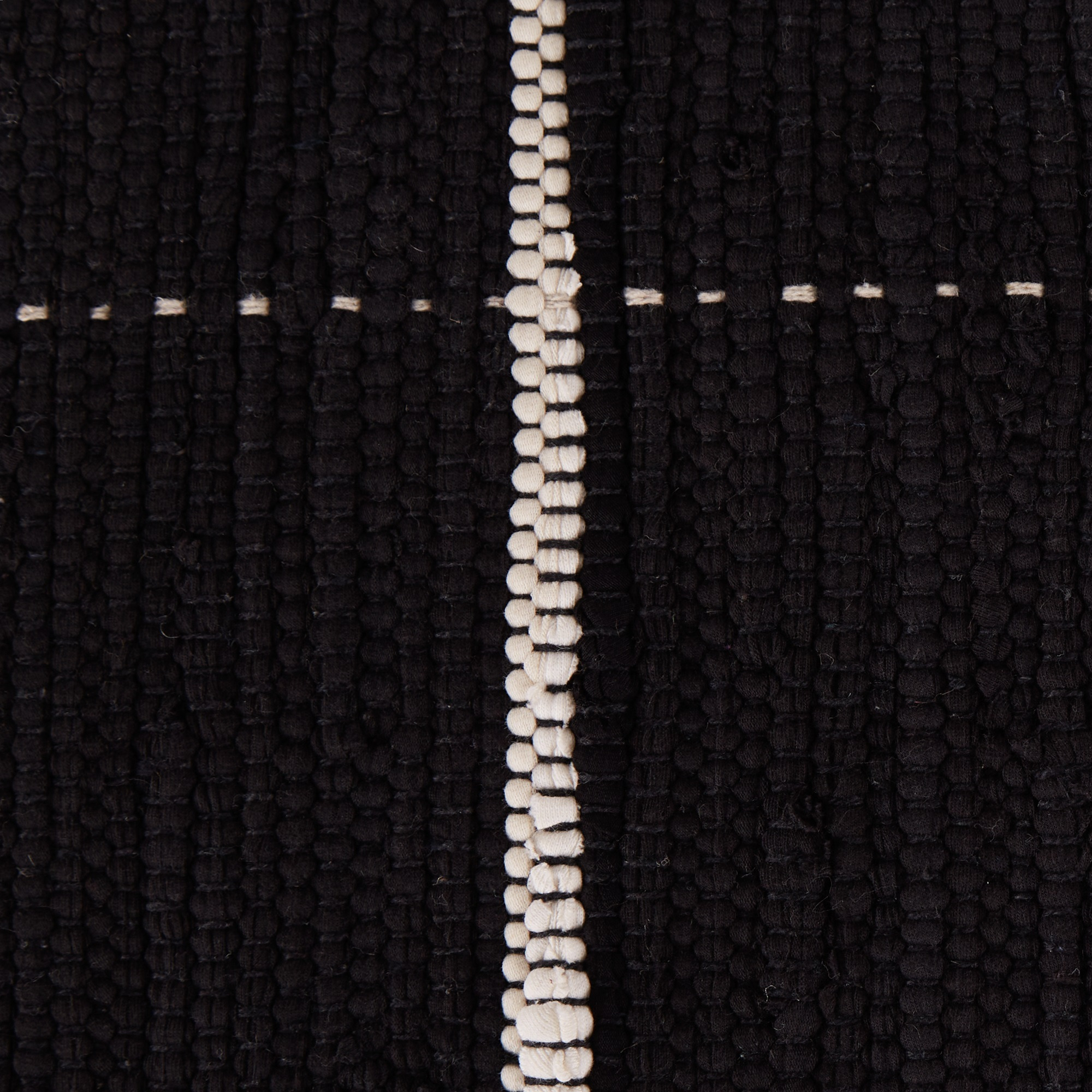 DII Black and Cream Farmhouse Check Rug 26x40 inches