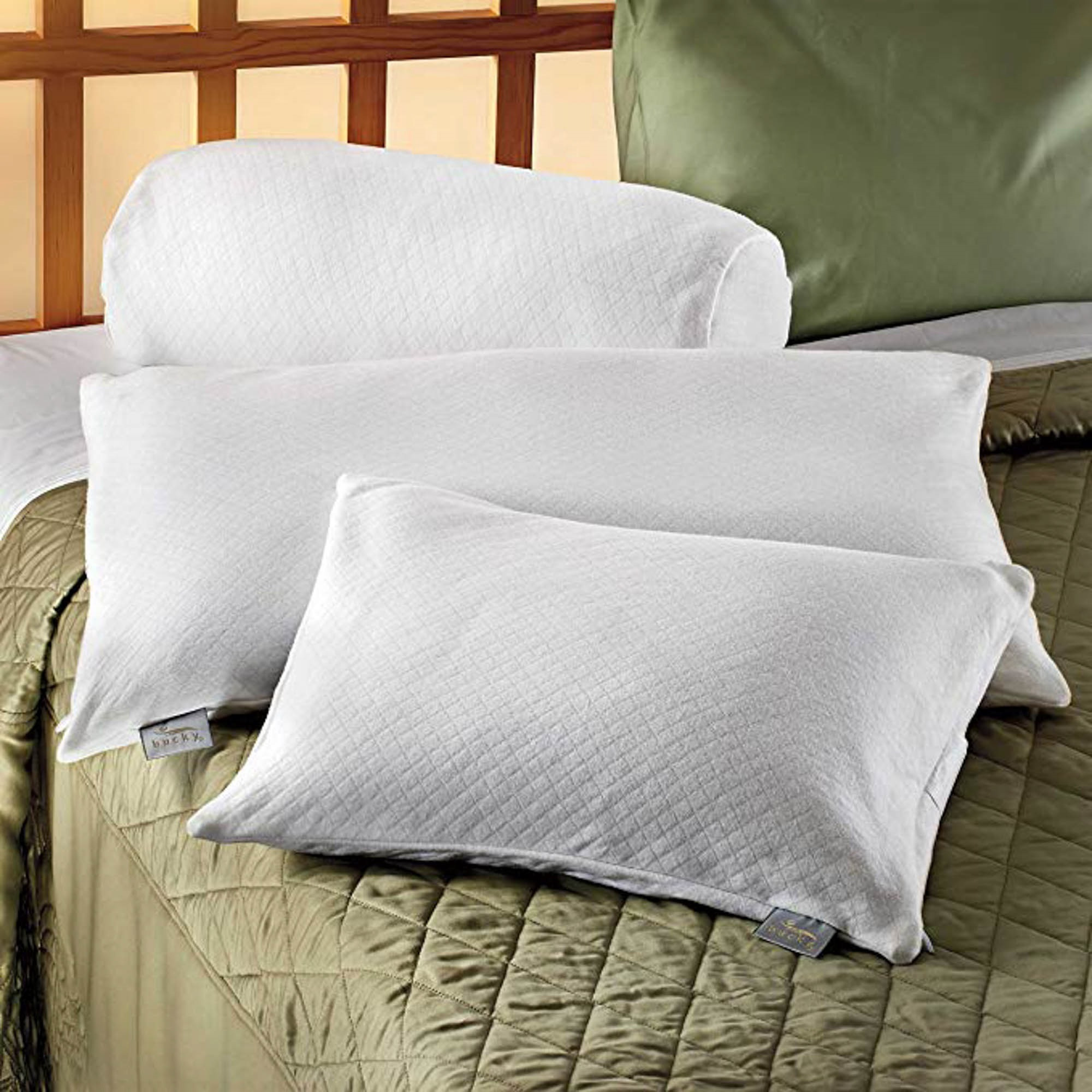 Bucky Travel Buckwheat Pillow White
