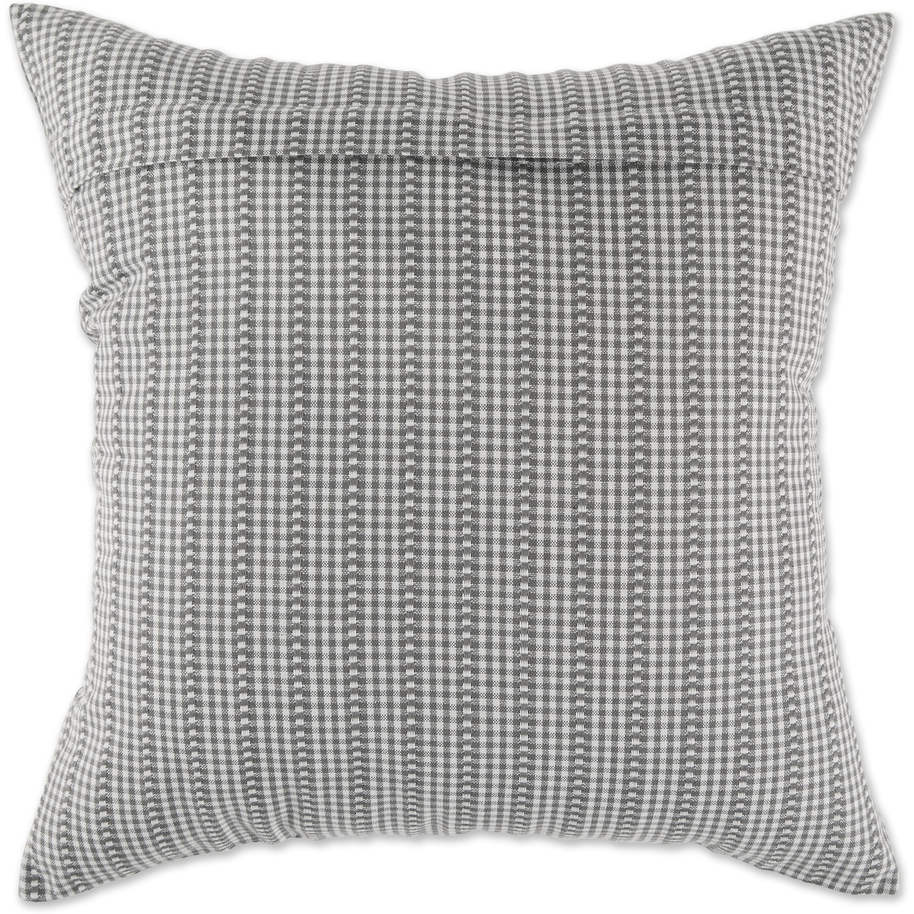 DII Asst Gray Farmhouse Pillow Cover 18x18 inch, 4 Piece