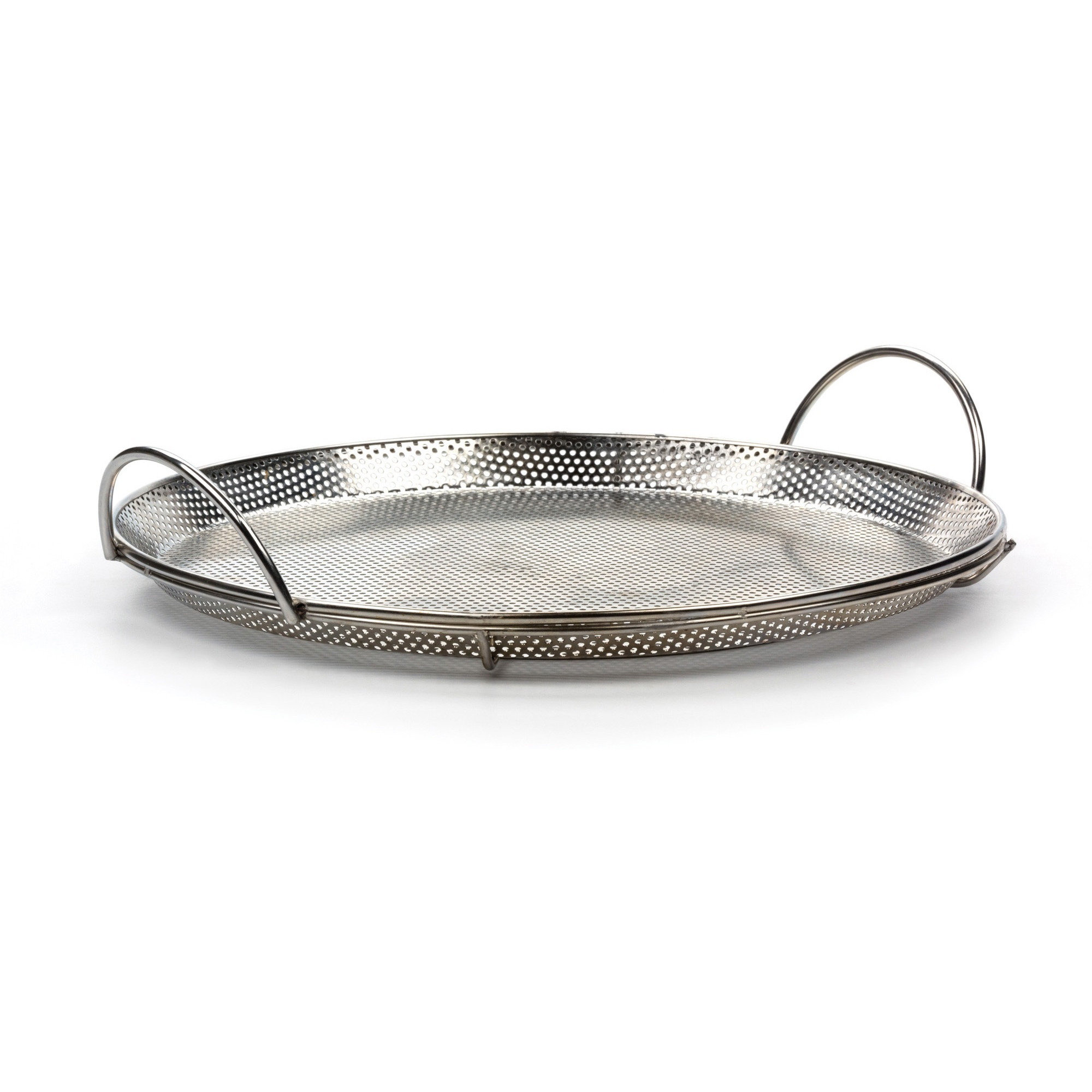 RSVP Bbq Pizza Pan - Precision Pierced Ss