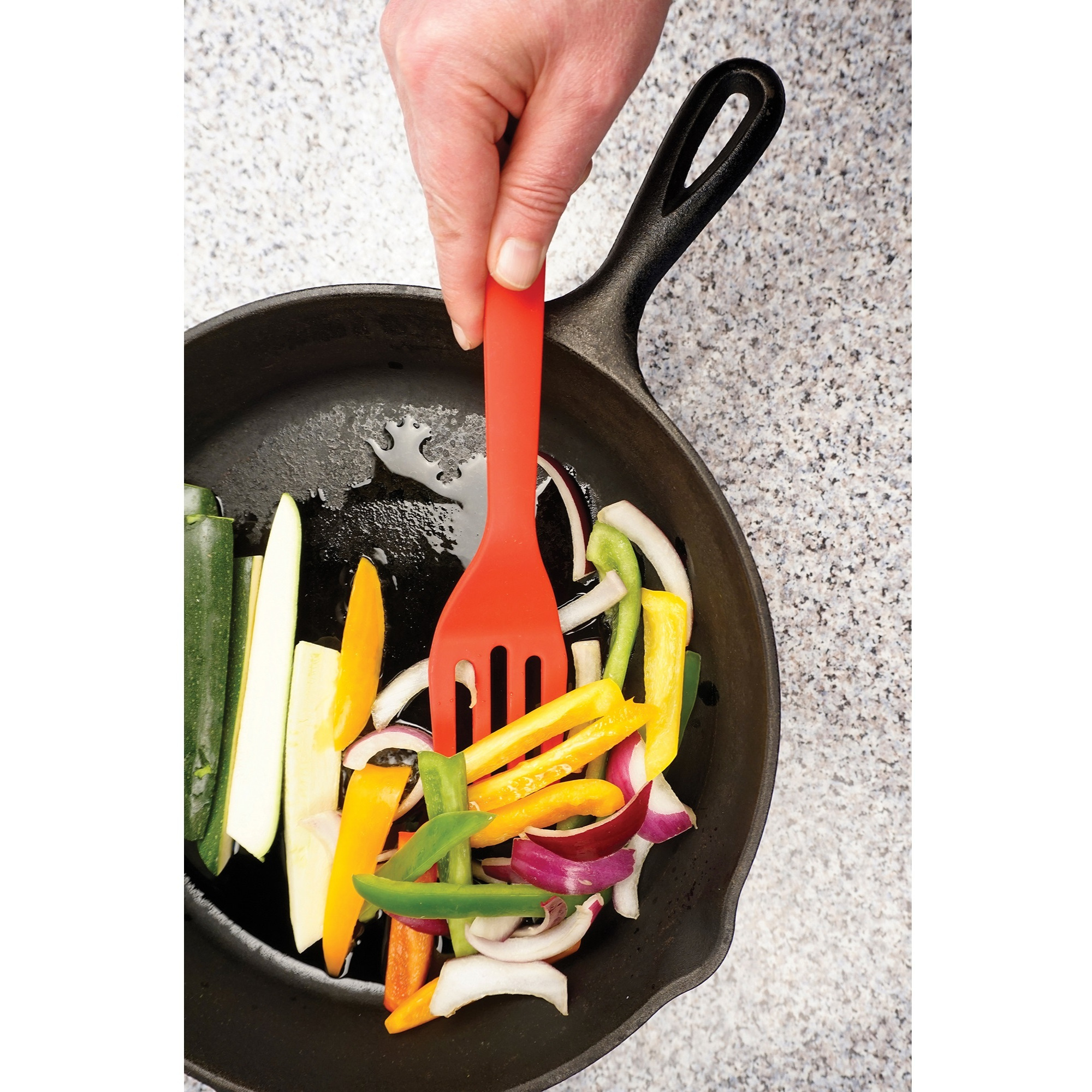 RSVP Silicone Fork - Red