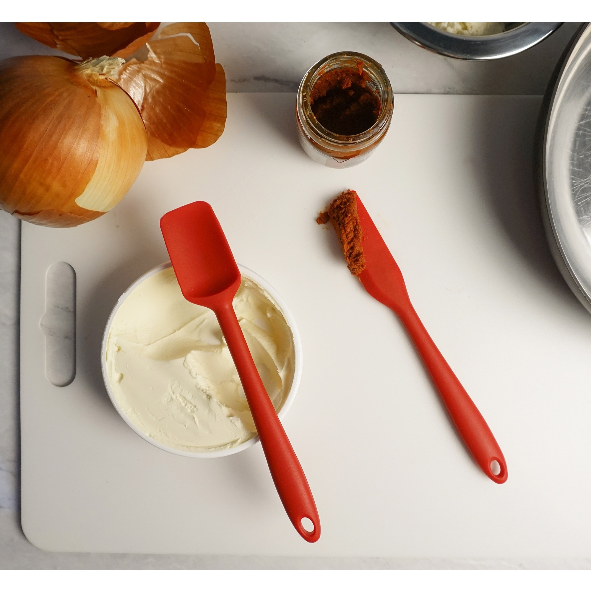 RSVP Ela's Mini Spatula Set/2 - Red
