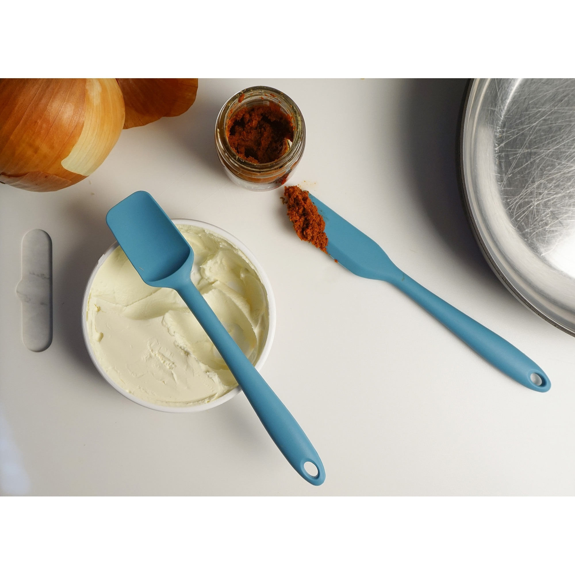 RSVP Ela's Mini Spatula Set/2 - Turquoise