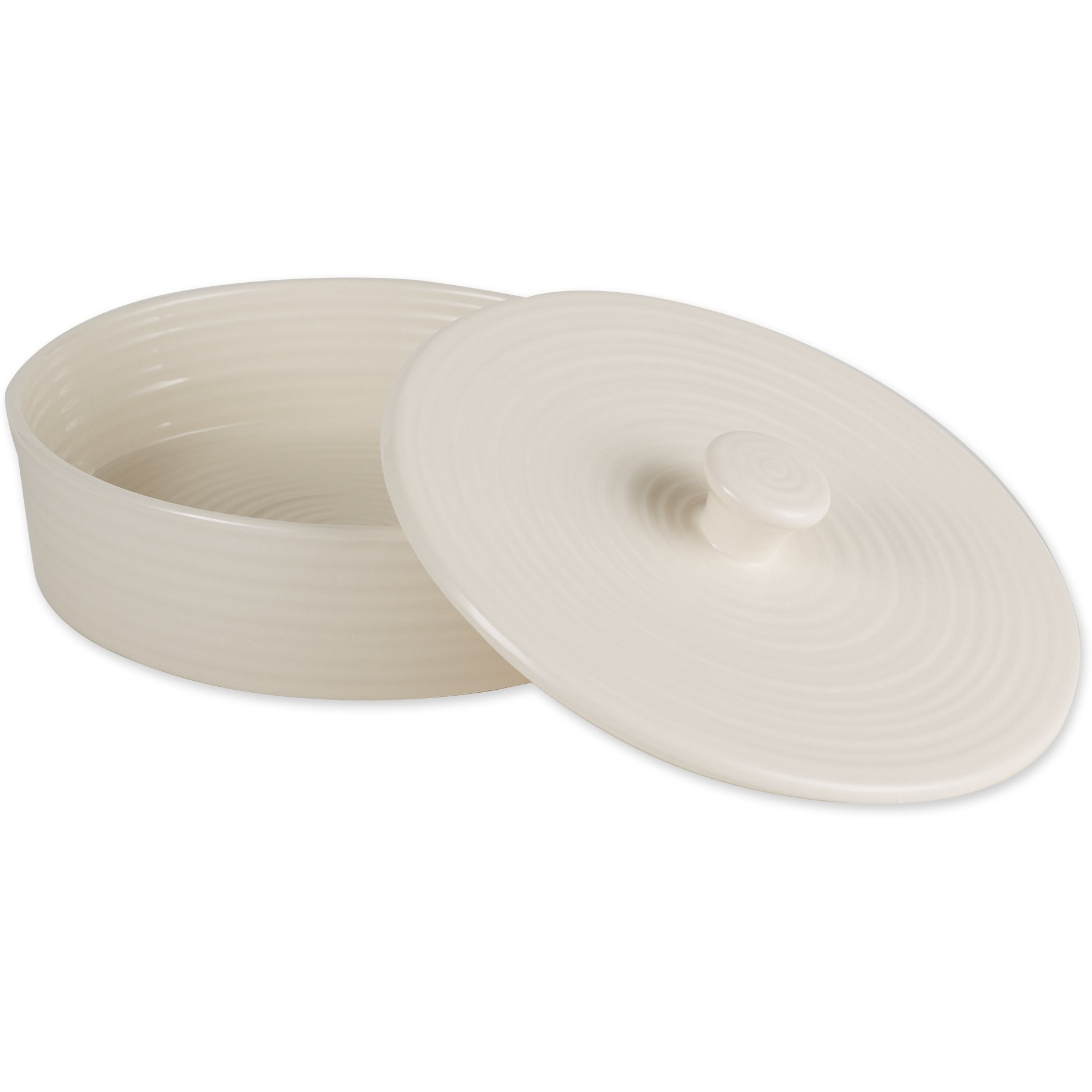 RSVP Tortilla Warmer - 8in - Stoneware - White