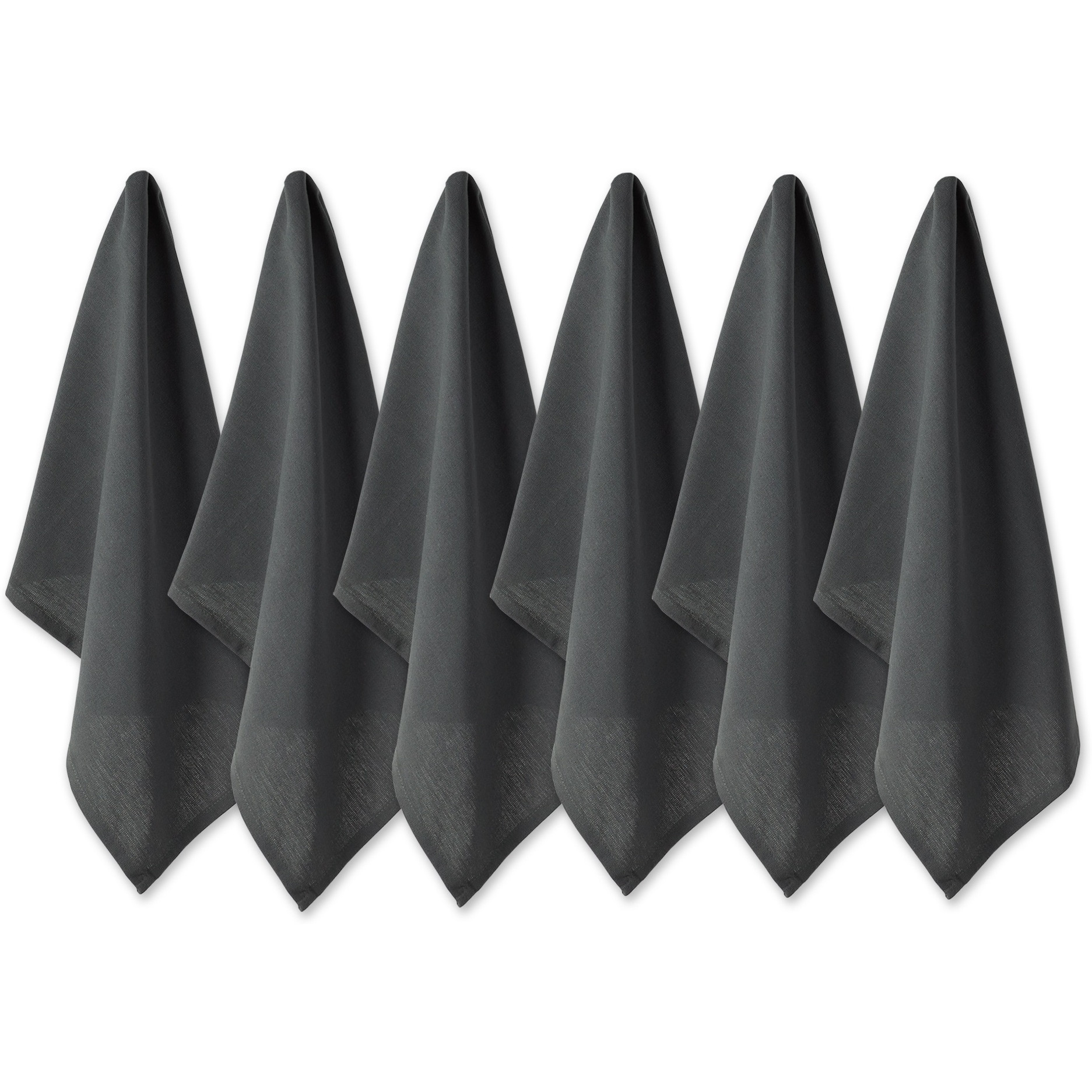 DII Mineral Flat Woven Dishtowels Set of 6