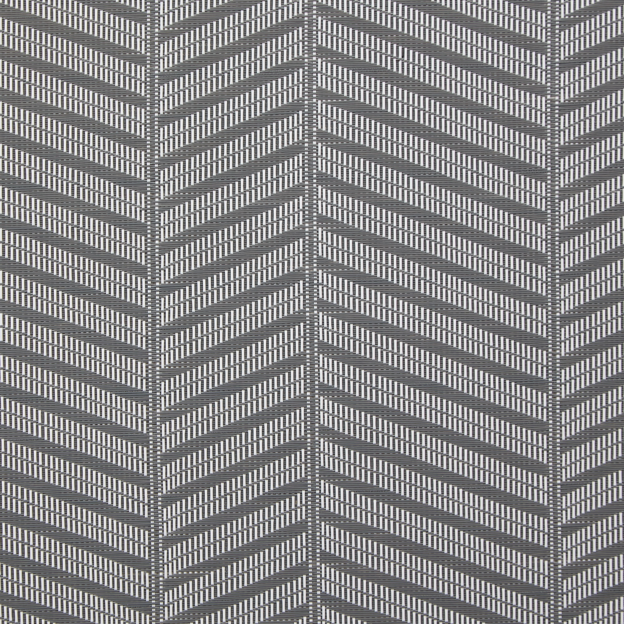 DII Gray Textured Twill Weave Placemat 6 Piece