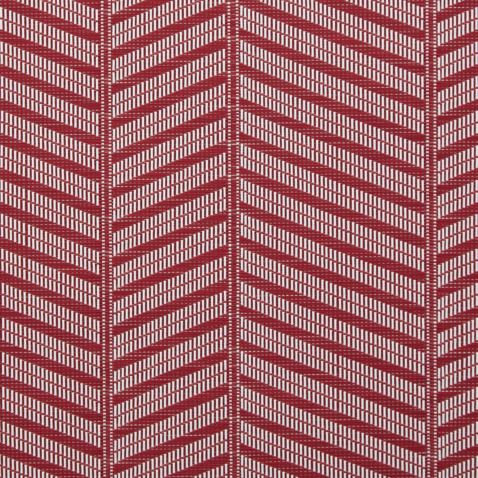 DII Barn Red Textured Twill Weave Placemat 6 Piece