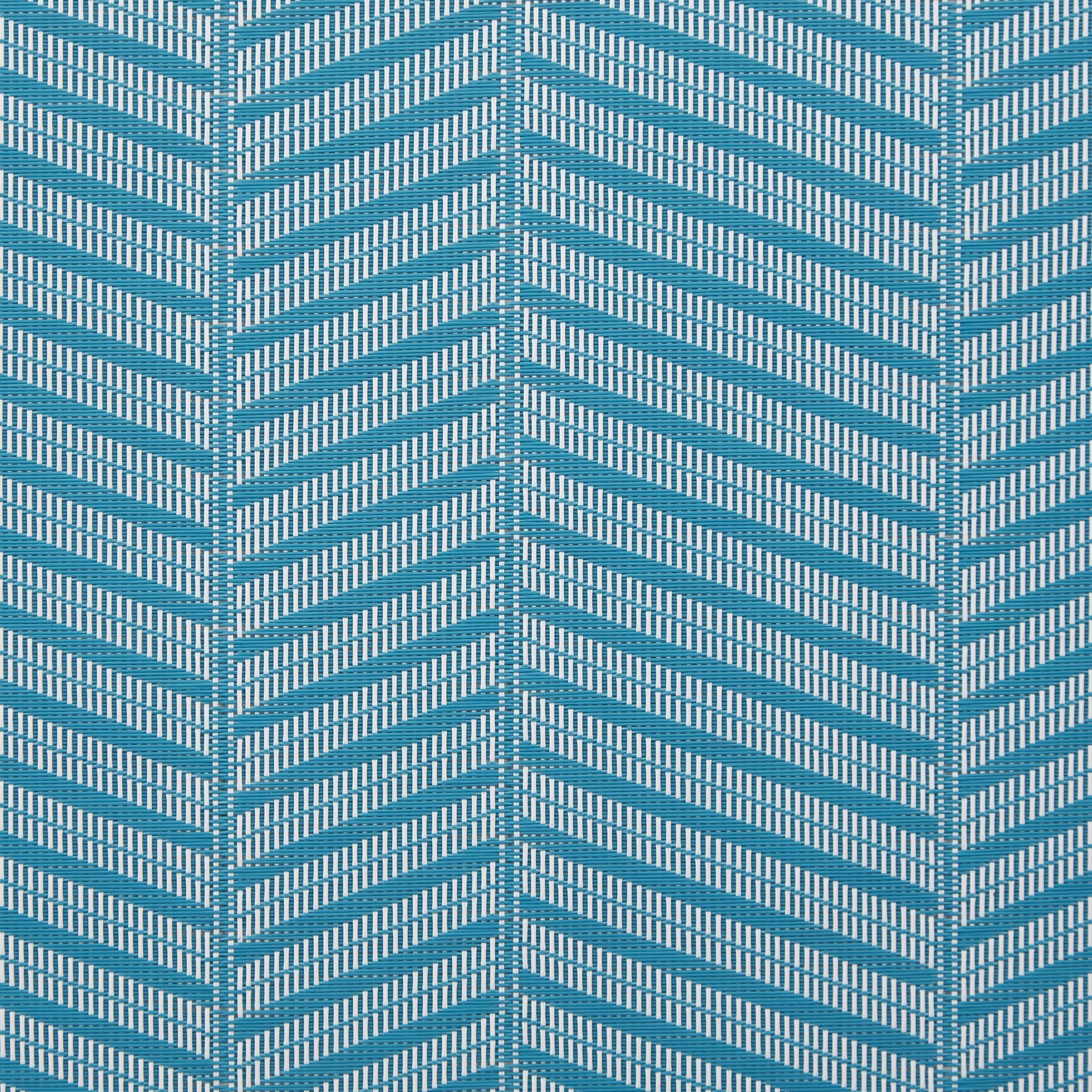 DII Storm Blue Textured Twill Weave Placemat 6 Piece
