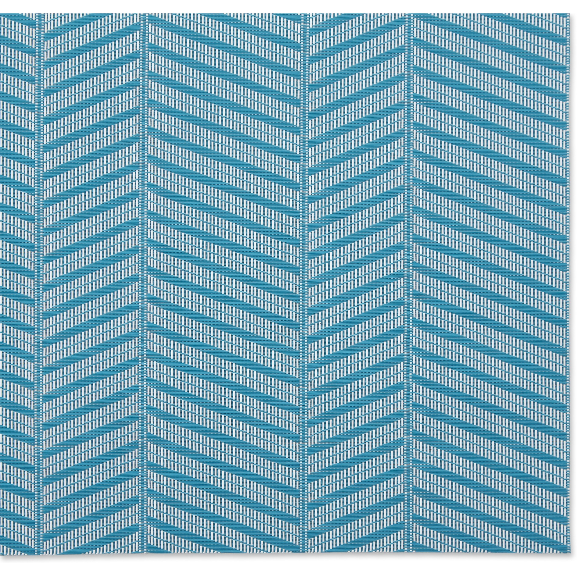 DII Storm Blue Textured Twill Weave Placemat 6 Piece